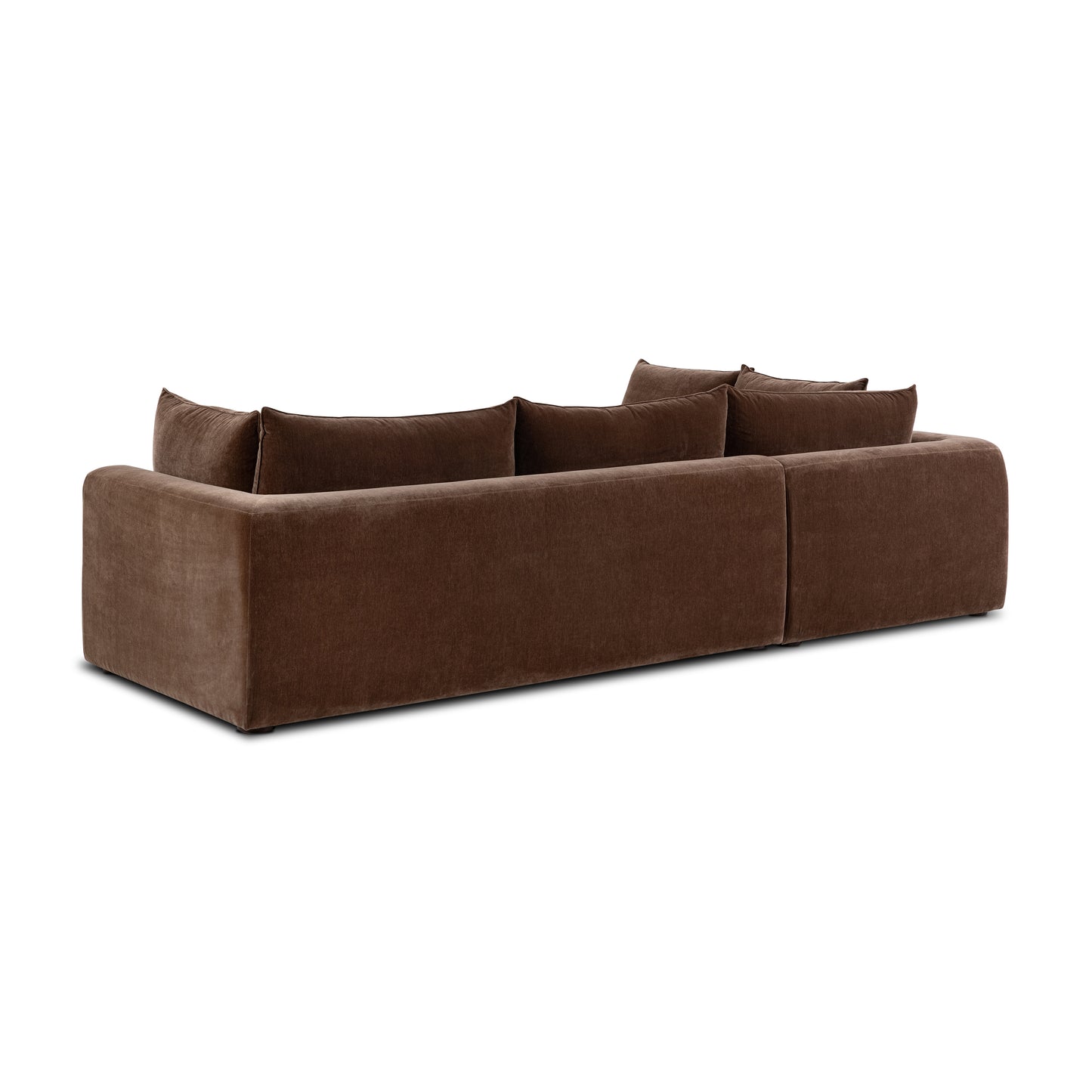 Marcel Left-Facing Corner Sectional | Bronzer Brown