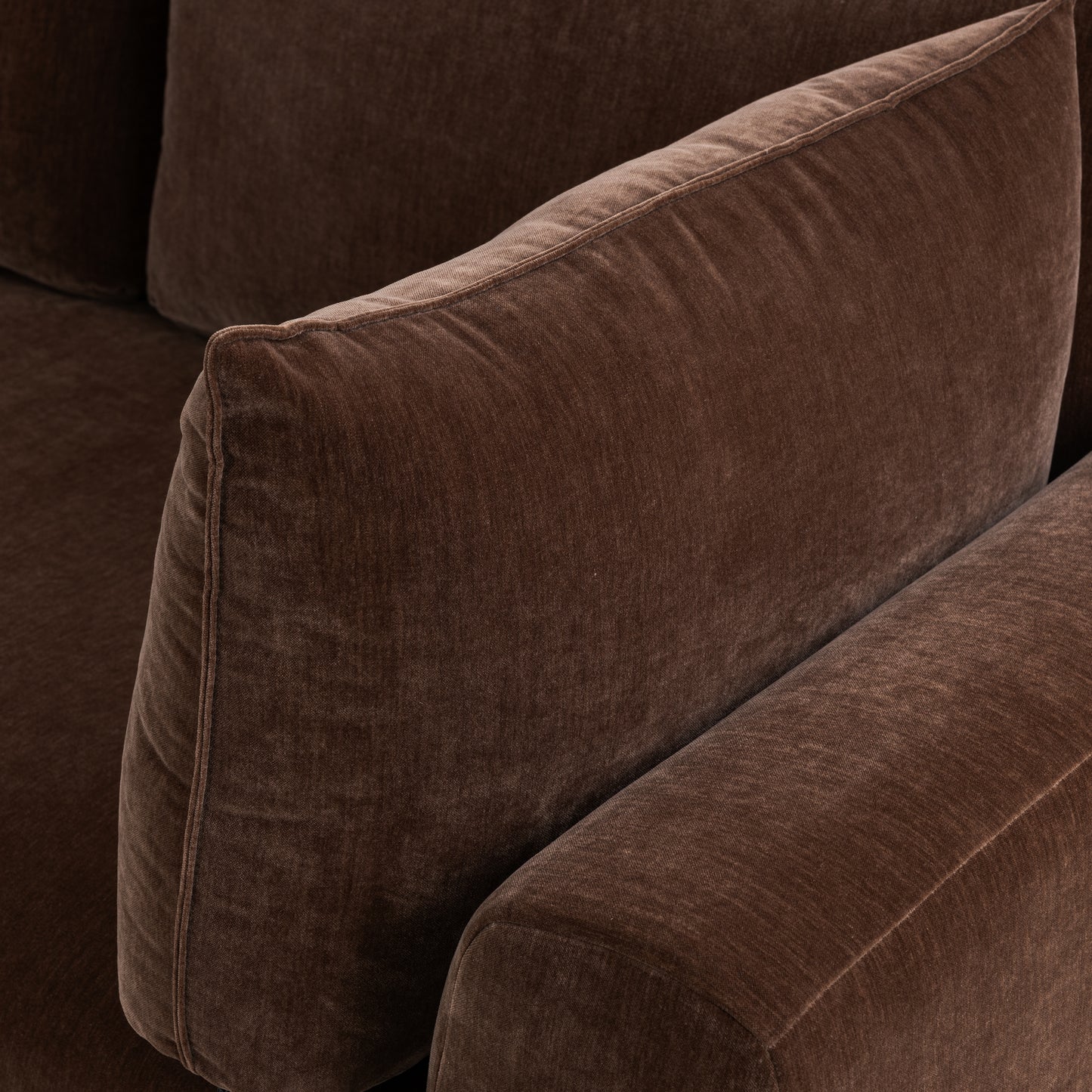 Marcel Left-Facing Corner Sectional | Bronzer Brown