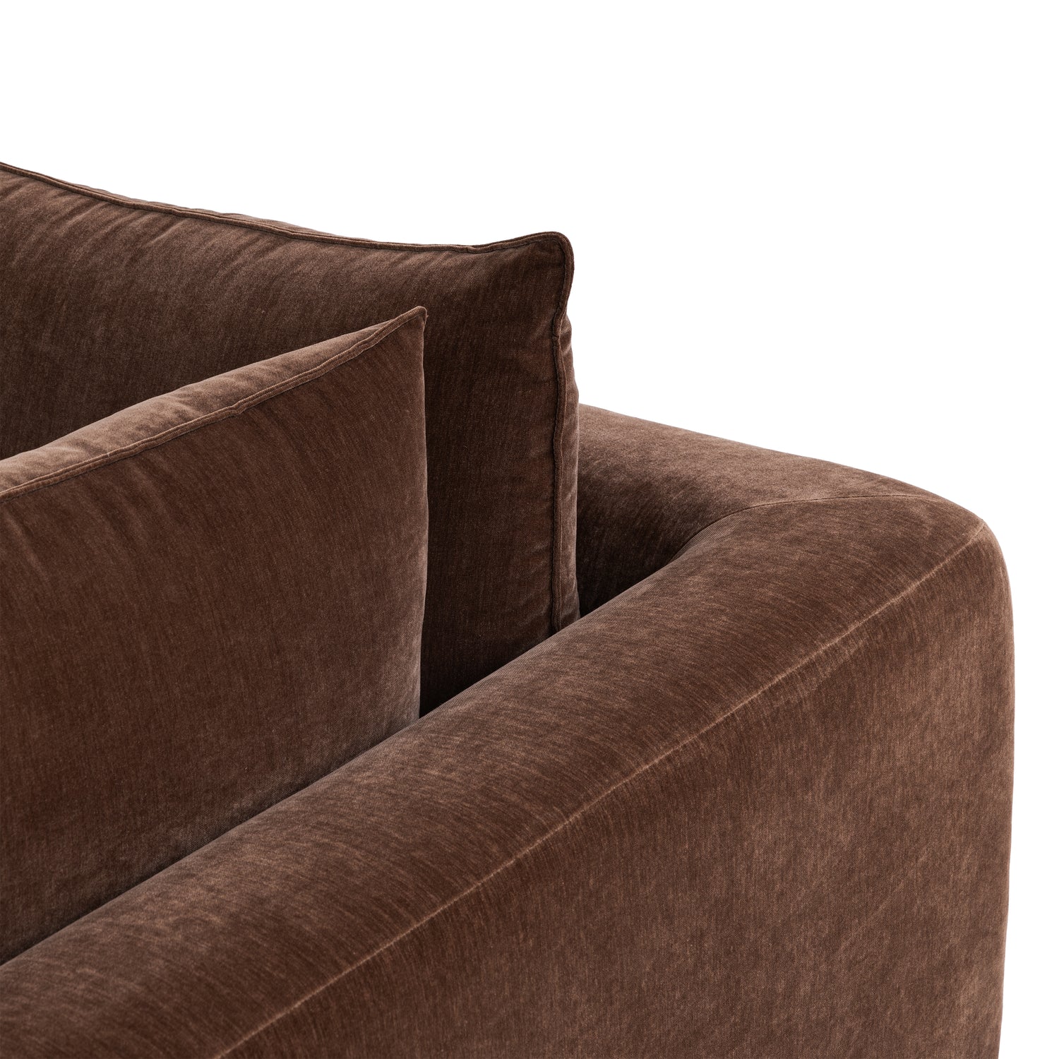 Marcel Left-Facing Corner Sectional | Bronzer Brown 