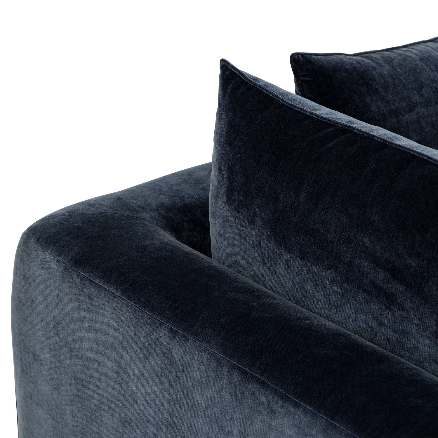 Marcel Left-Facing Corner Sectional | Mystic Blue 