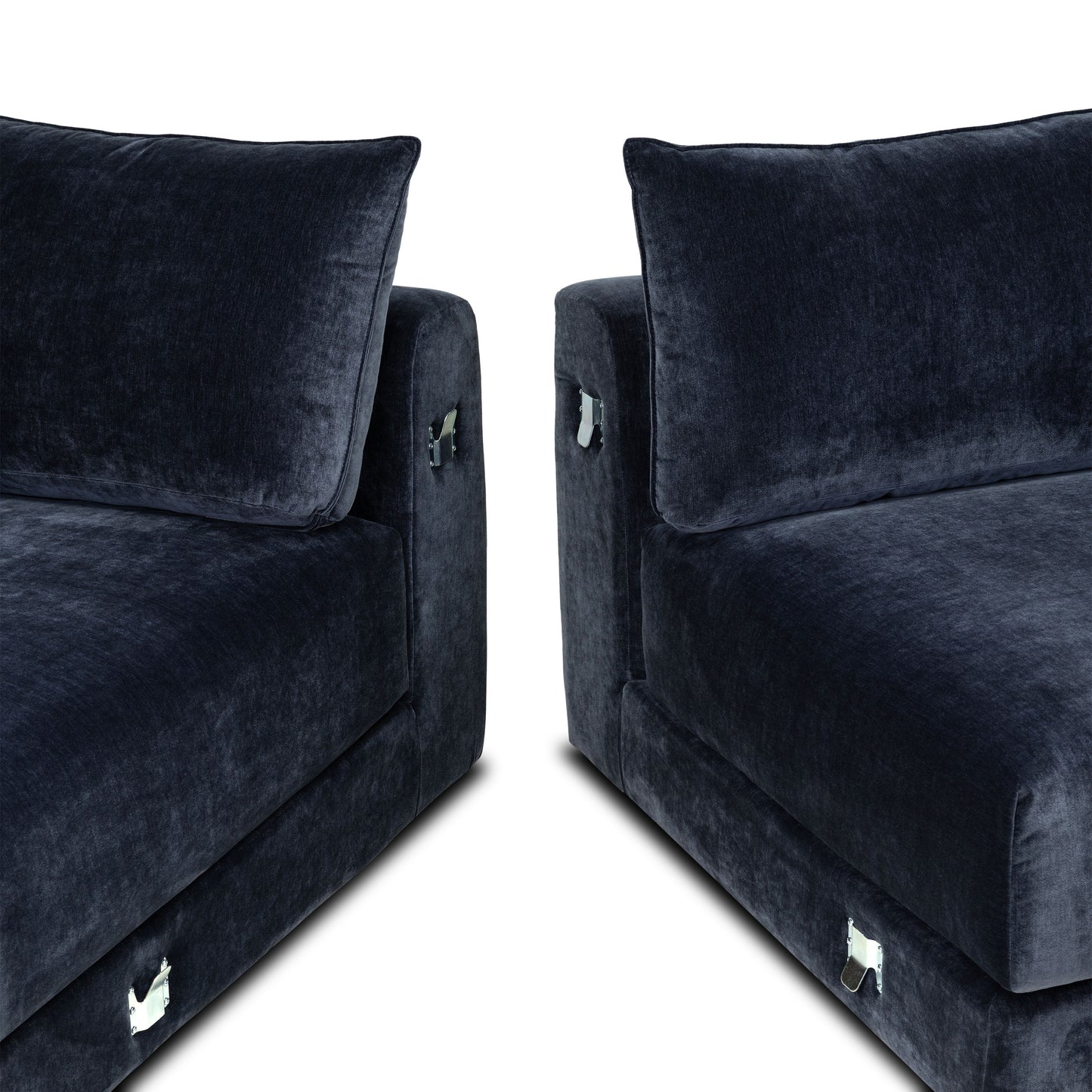Marcel Left-Facing Corner Sectional | Mystic Blue