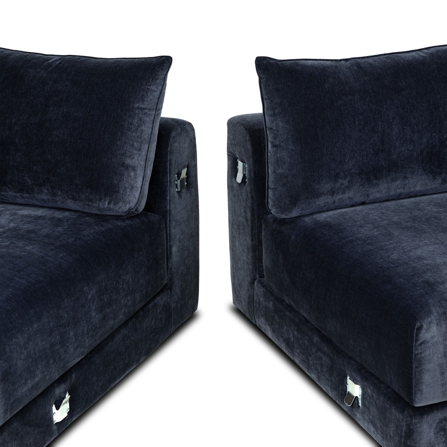 Marcel Left-Facing Corner Sectional | Mystic Blue 
