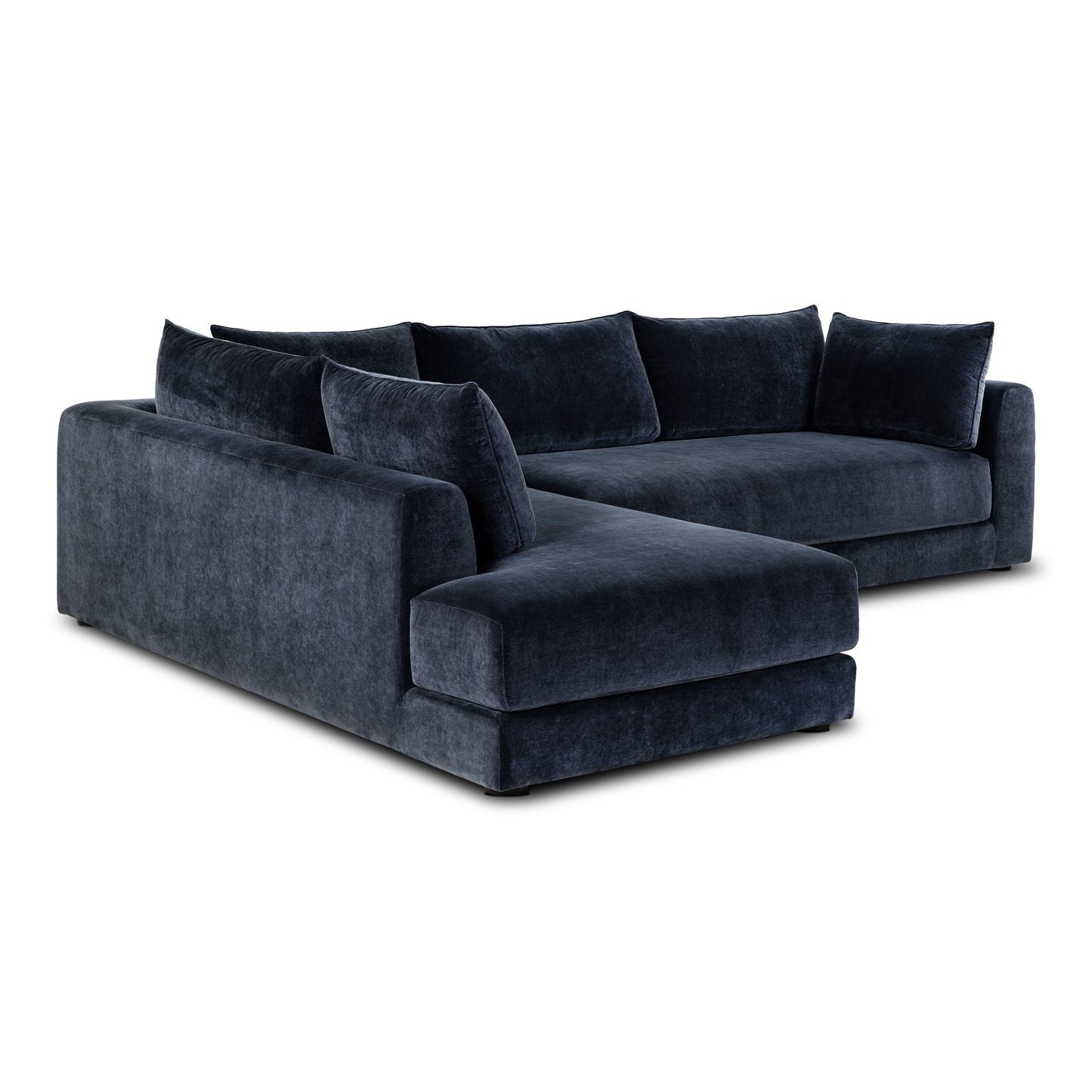 Marcel Left-Facing Corner Sectional | Mystic Blue