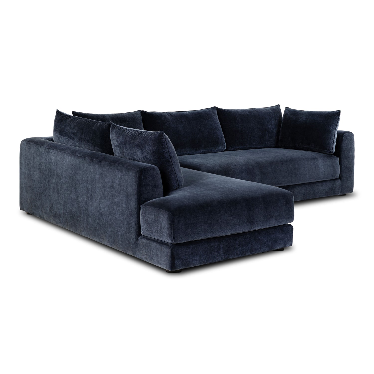 Marcel Left-Facing Corner Sectional | Mystic Blue 