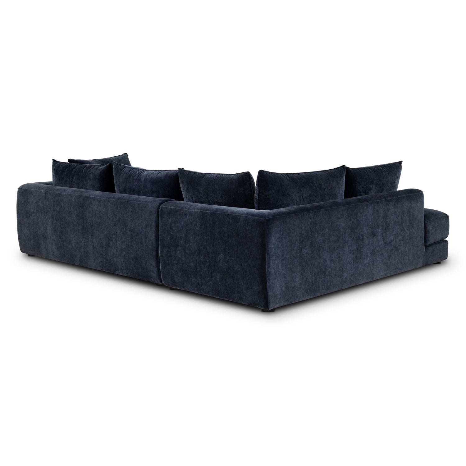 Marcel Left-Facing Corner Sectional | Mystic Blue 