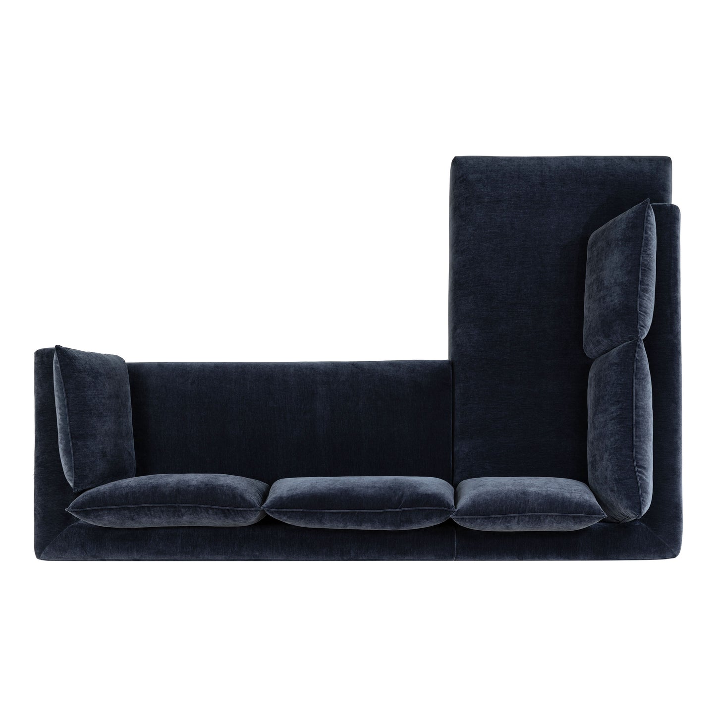 Marcel Left-Facing Corner Sectional | Mystic Blue