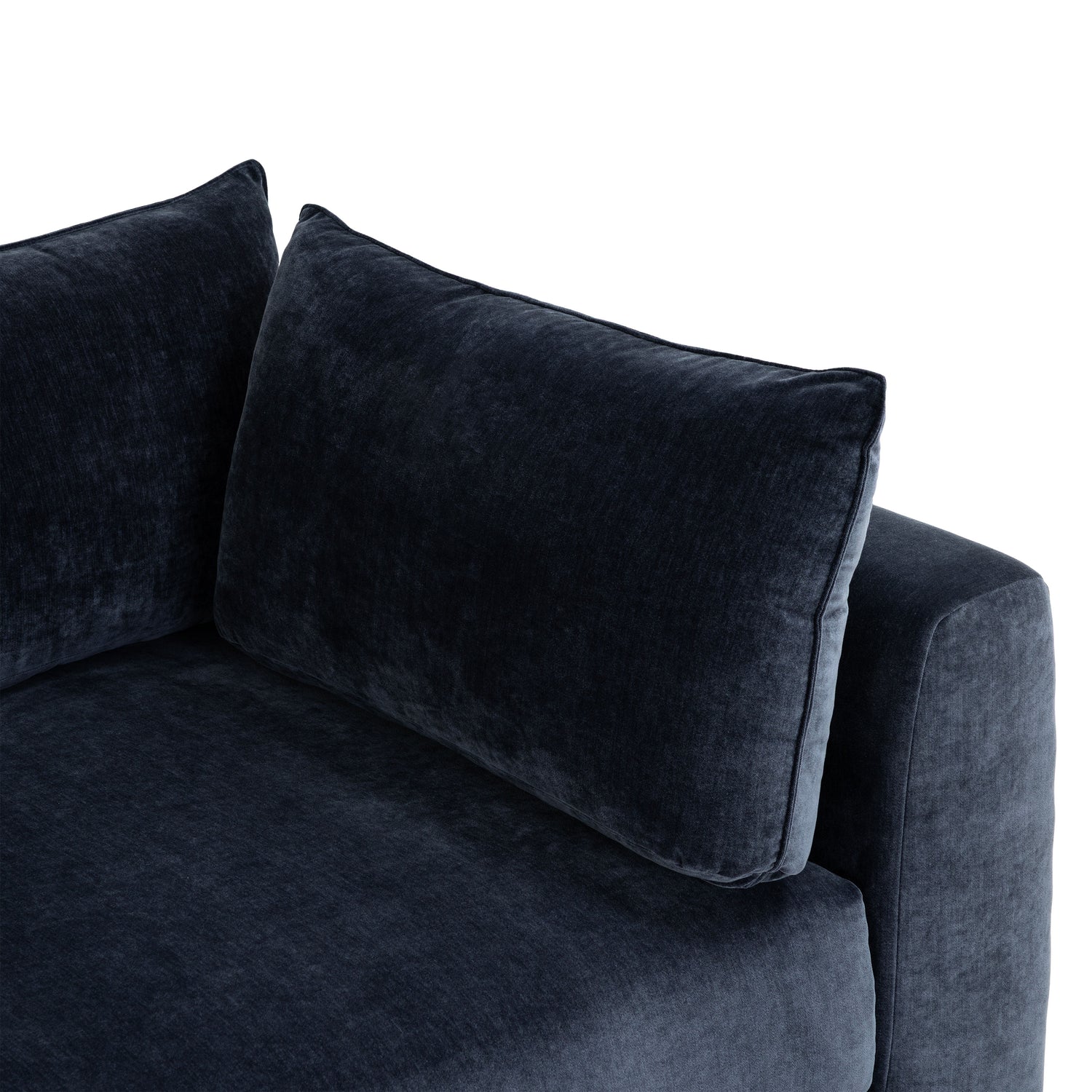 Marcel Left-Facing Corner Sectional | Mystic Blue 