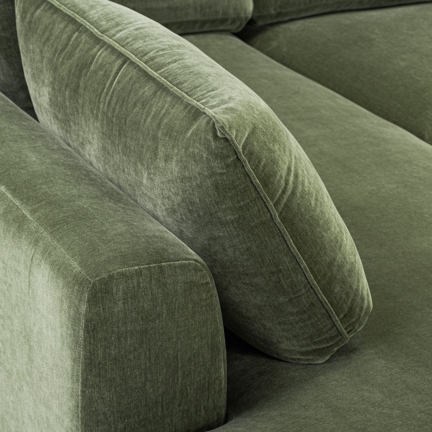 Marcel Left-Facing Corner Sectional | Sagano Green
