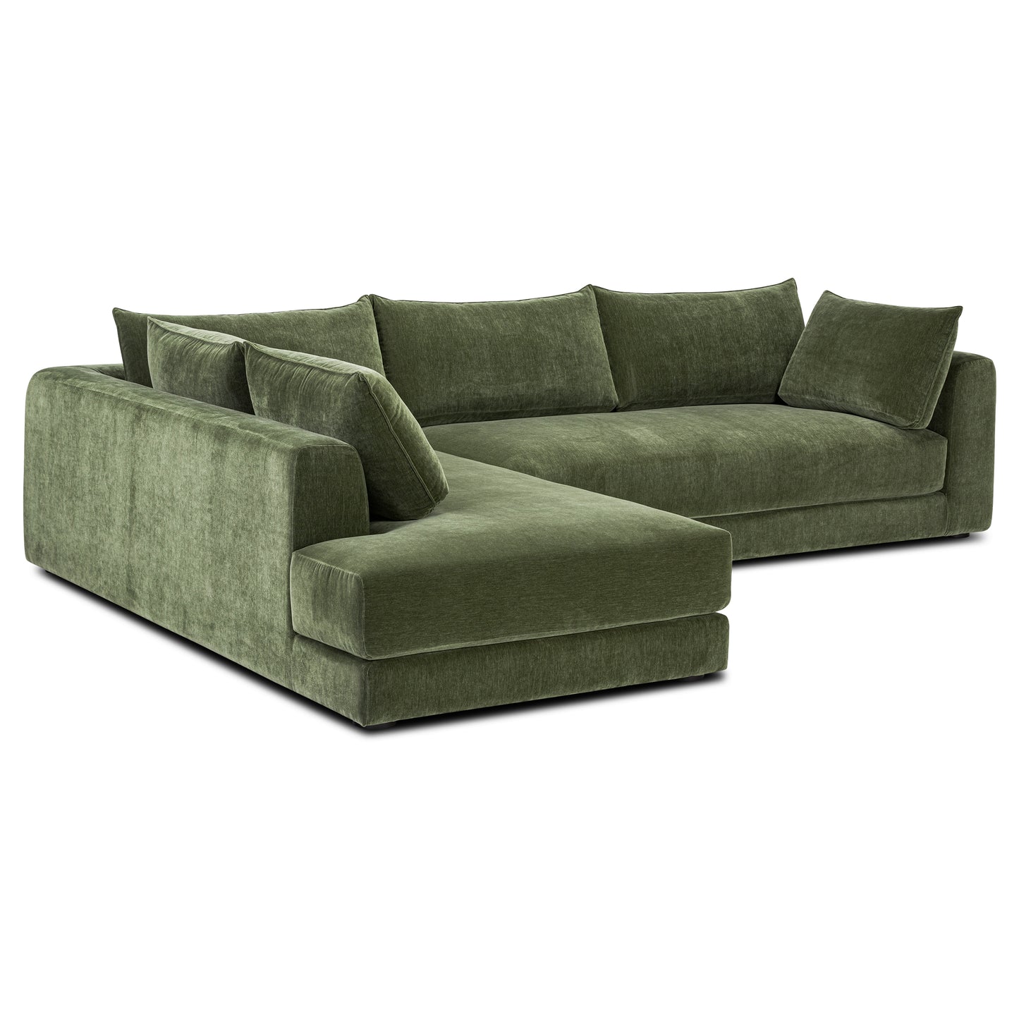 Marcel Left-Facing Corner Sectional | Sagano Green