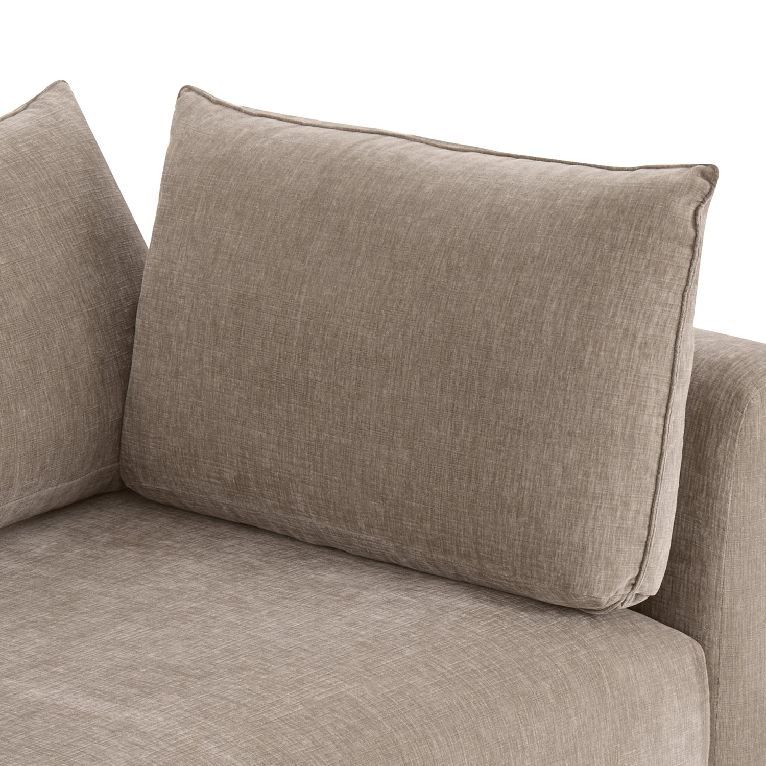 Marcel Left-Facing Corner Sectional | Taupe Brown 