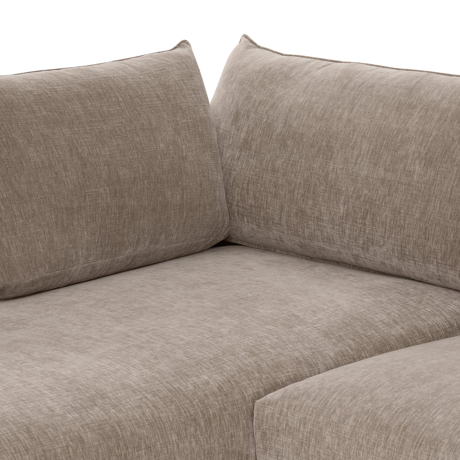 Marcel Left-Facing Corner Sectional | Taupe Brown 