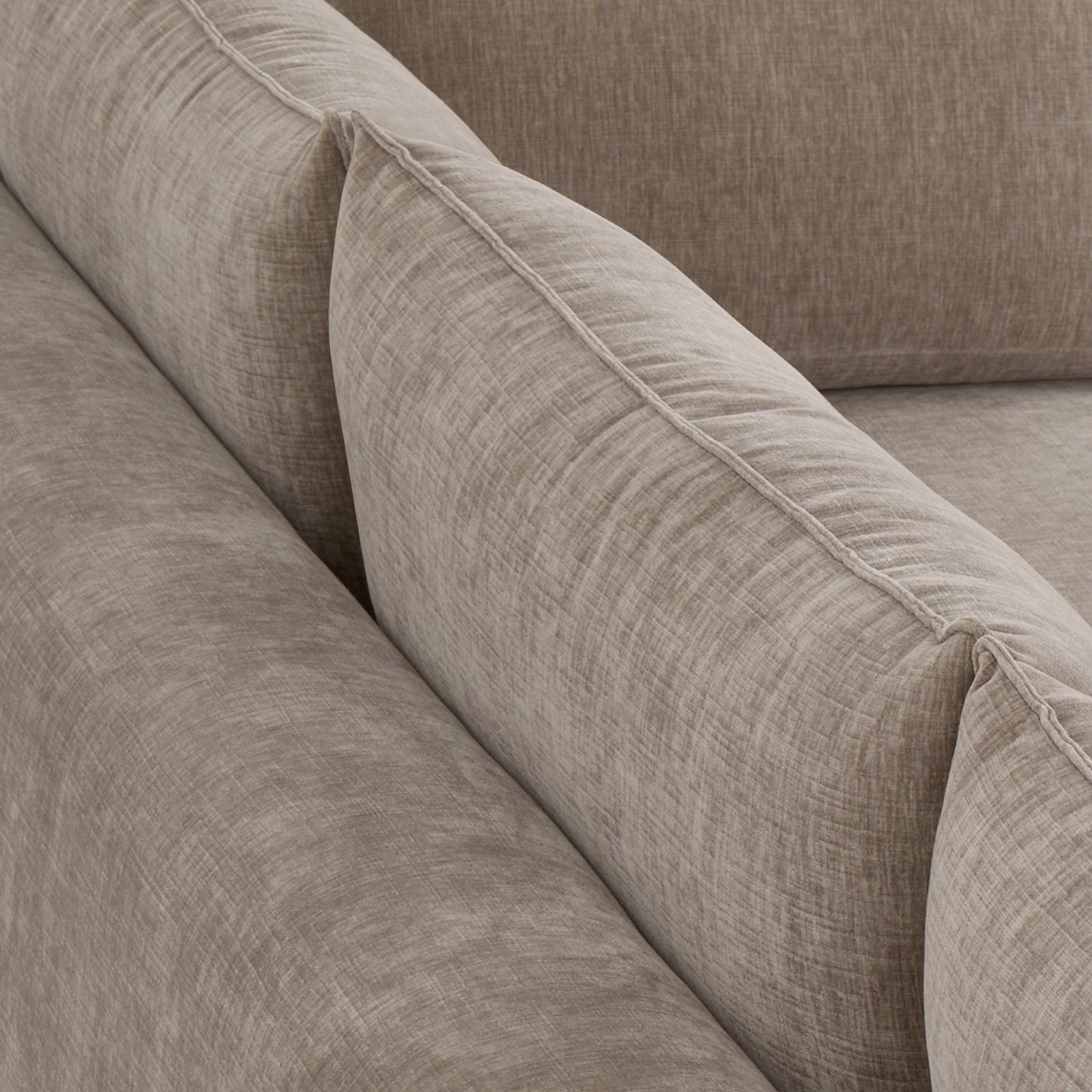 Marcel Left-Facing Corner Sectional | Taupe Brown