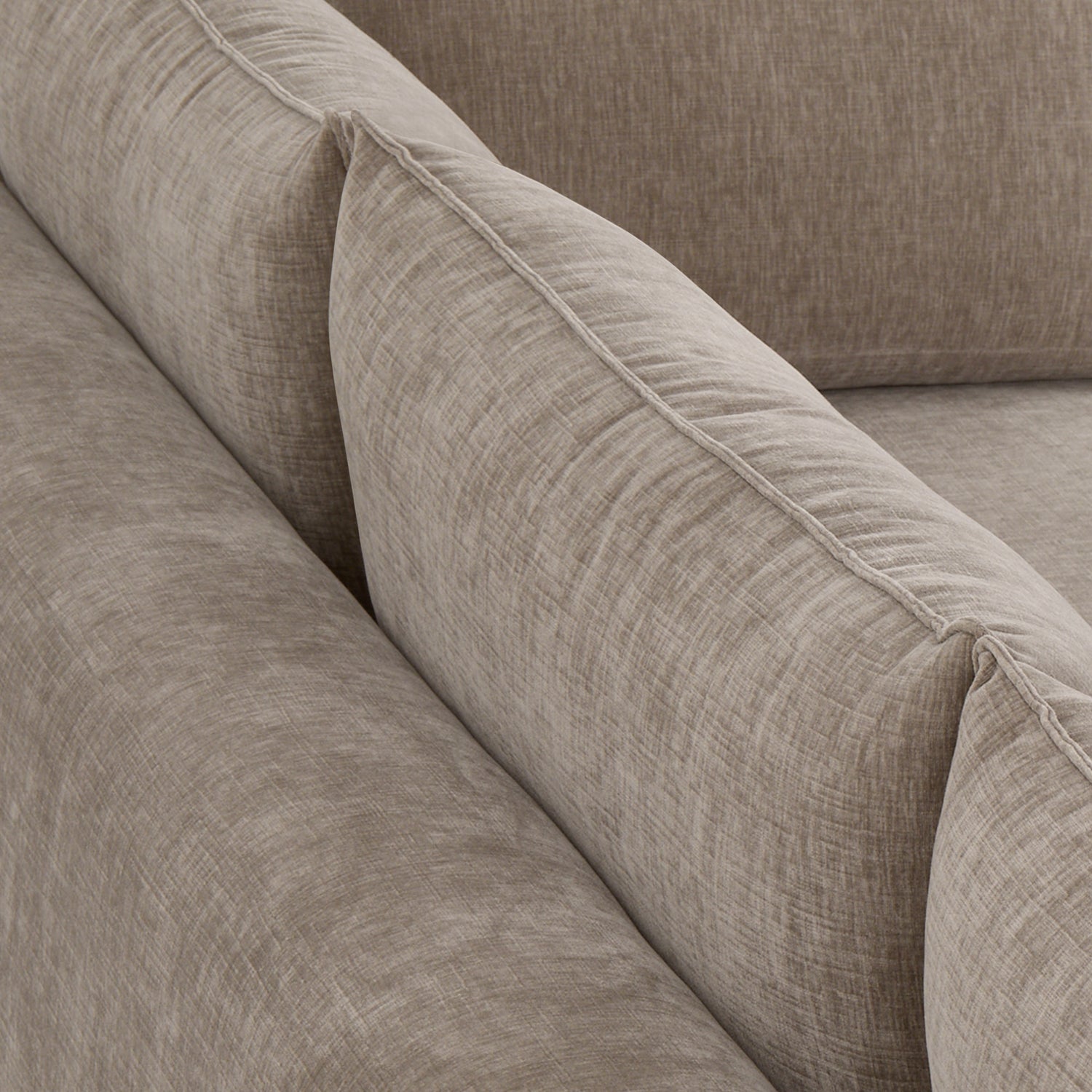 Marcel Left-Facing Corner Sectional | Taupe Brown 