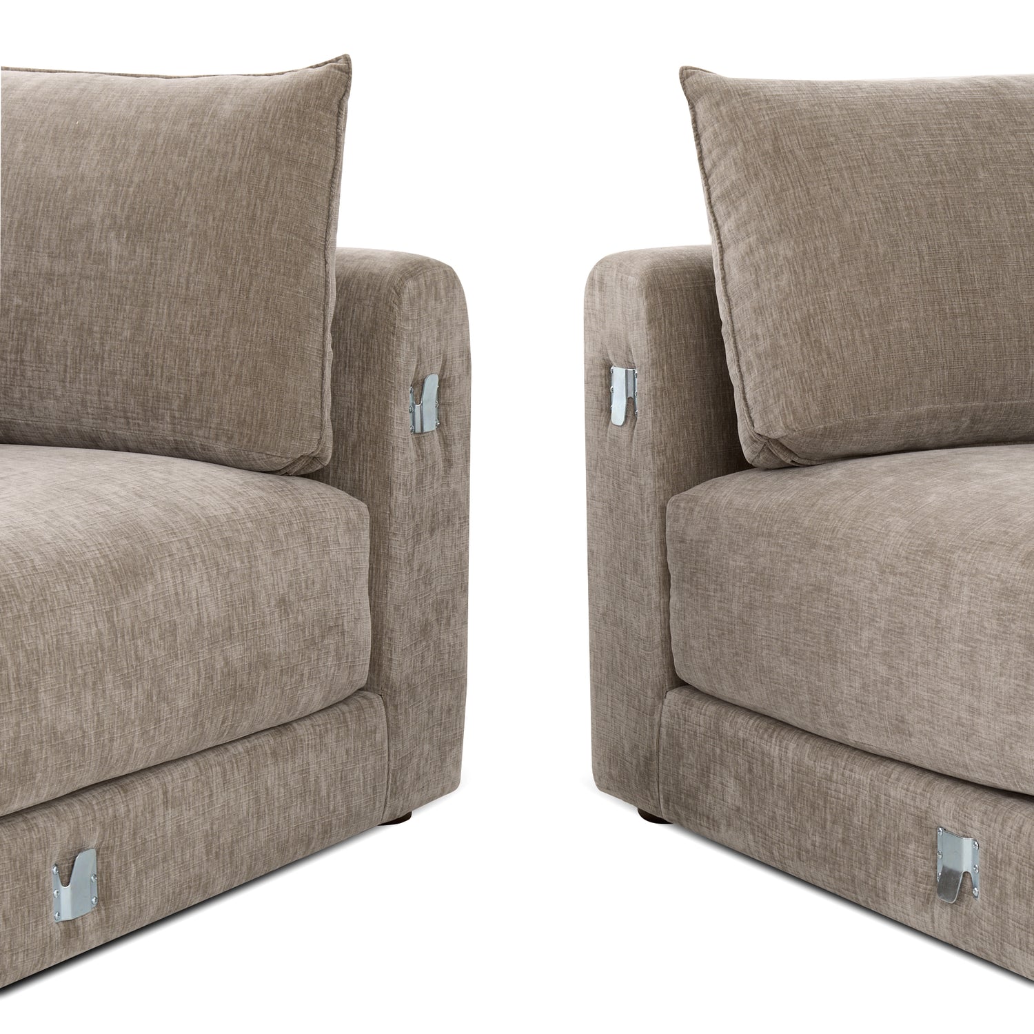Marcel Left-Facing Corner Sectional | Taupe Brown 