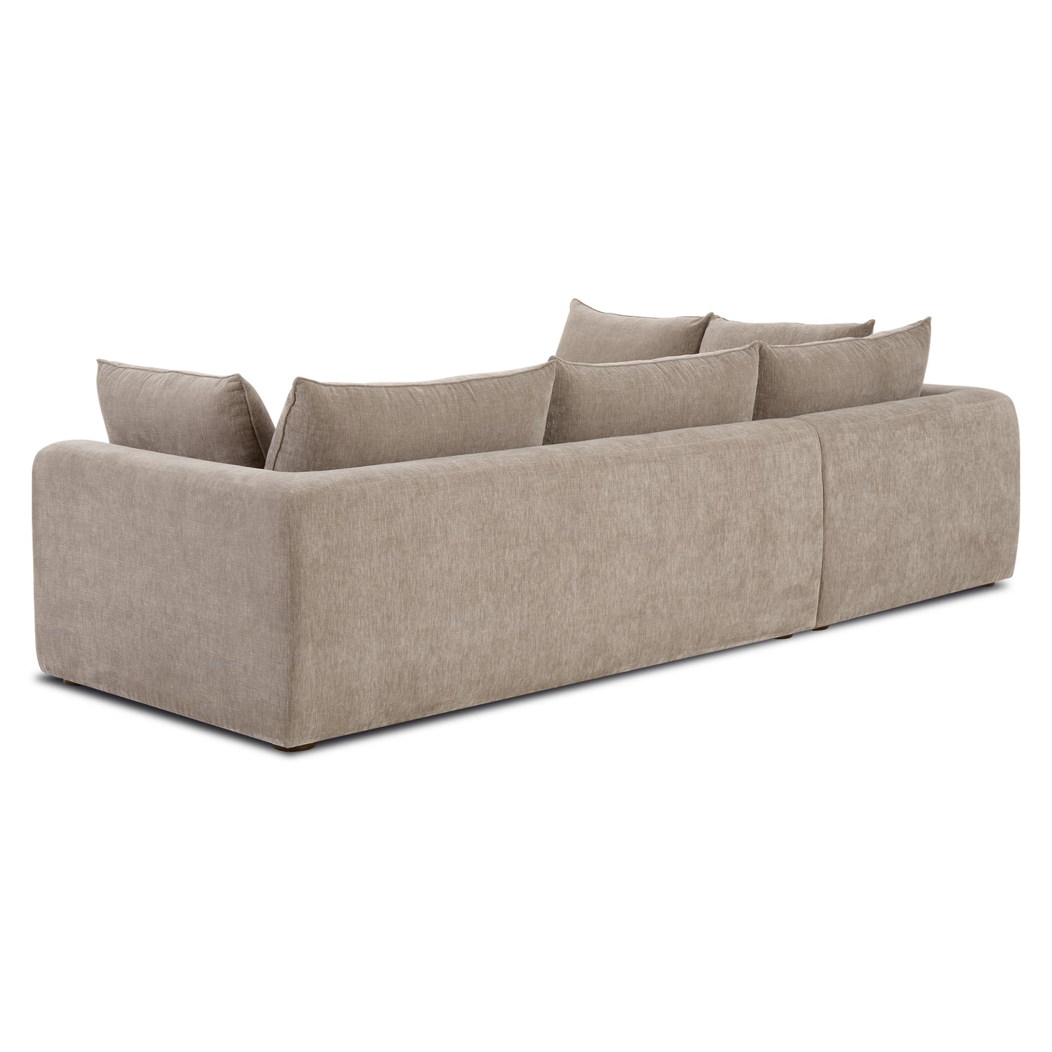 Marcel Left-Facing Corner Sectional | Taupe Brown 