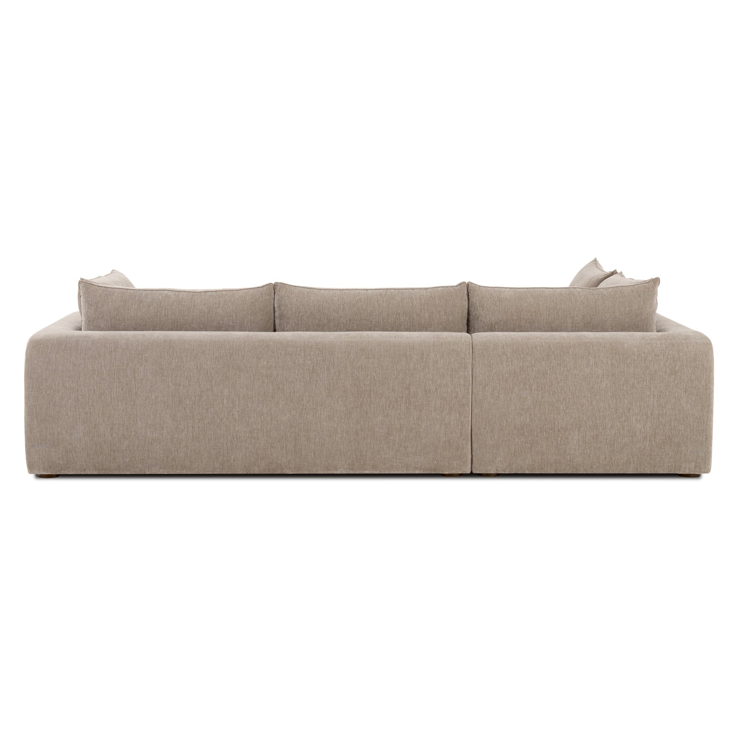Marcel Left-Facing Corner Sectional | Taupe Brown 