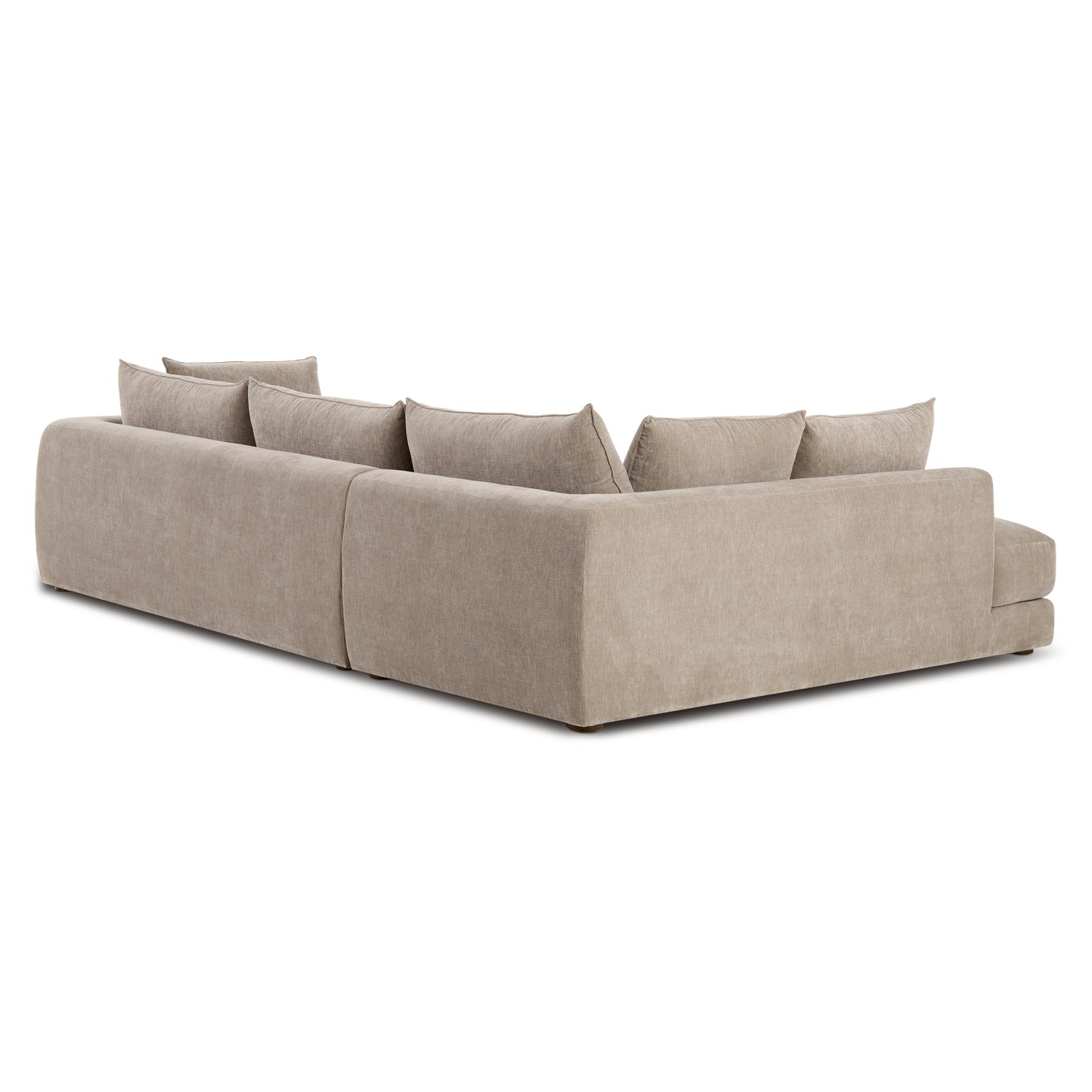 Marcel Left-Facing Corner Sectional | Taupe Brown