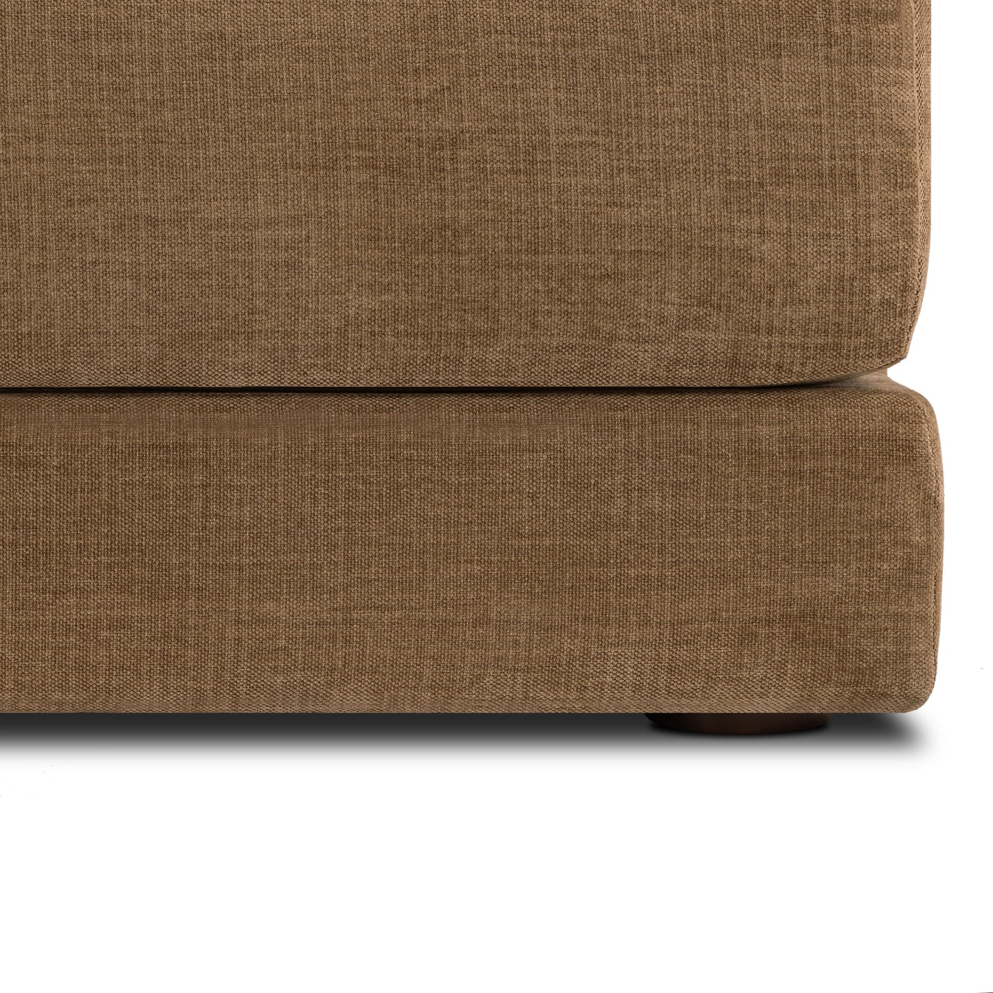 Marcel 122” Left-Facing Bumper Chaise Sectional | Tawny Brown