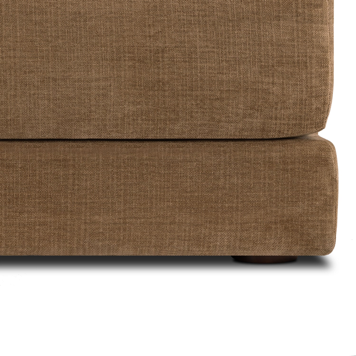 Marcel 122” Left-Facing Bumper Chaise Sectional | Tawny Brown 