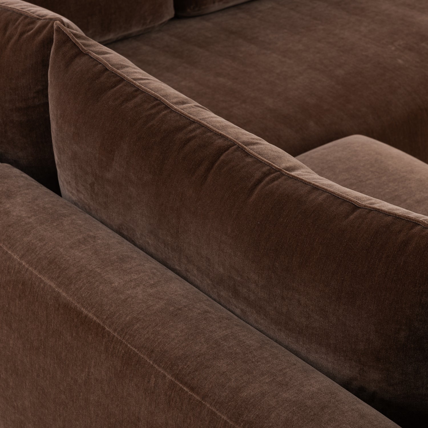 Marcel Right-Facing Corner Sectional | Bronzer Brown 