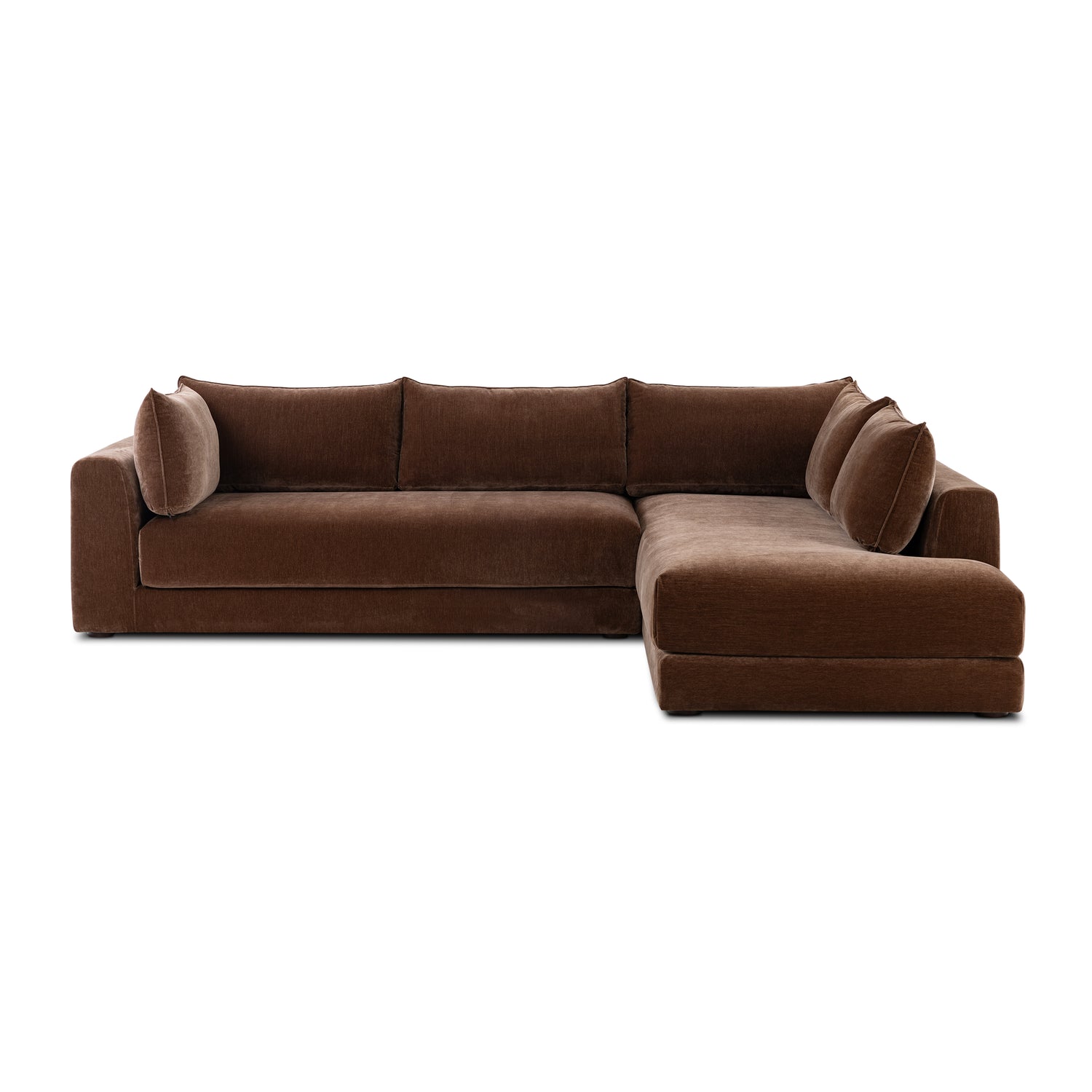 Marcel Right-Facing Corner Sectional | Bronzer Brown 
