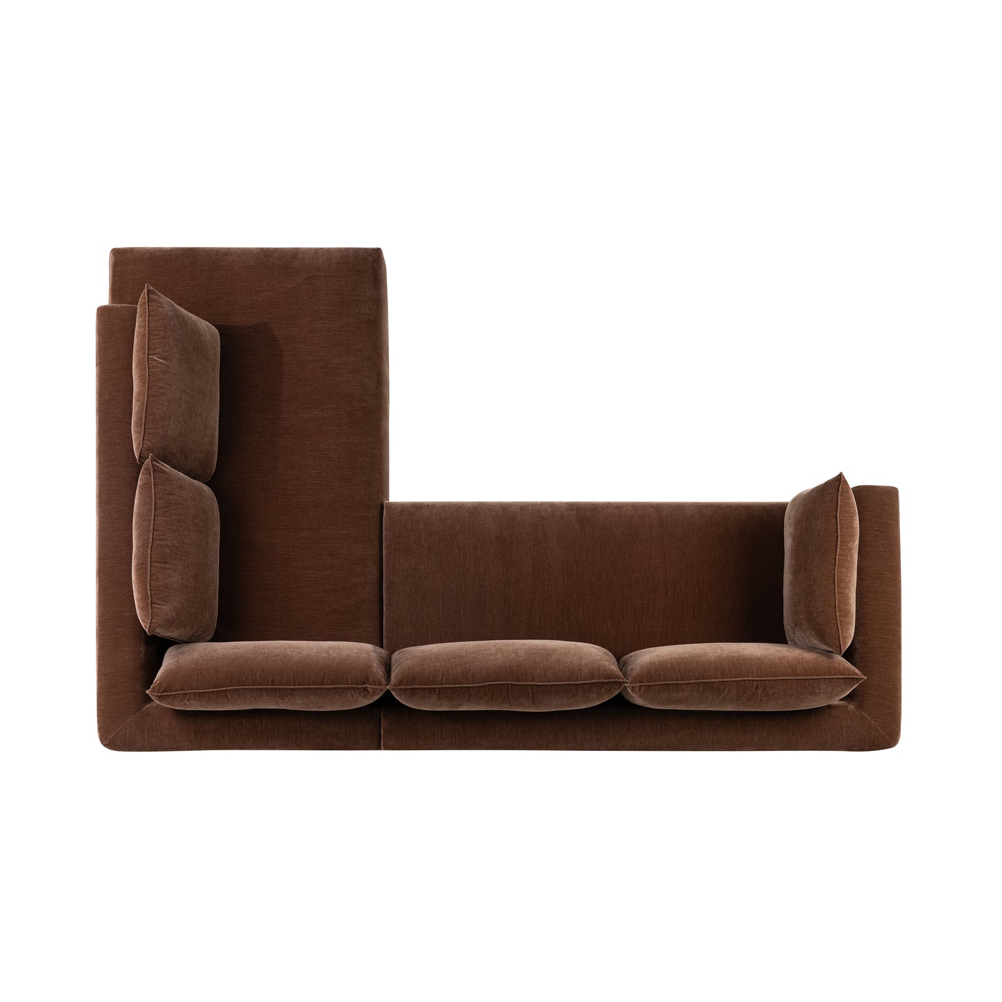 Marcel Right-Facing Corner Sectional | Bronzer Brown