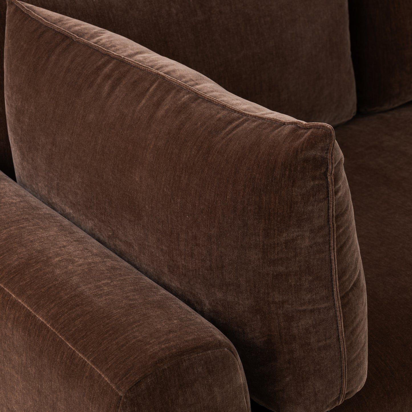 Marcel Right-Facing Corner Sectional | Bronzer Brown