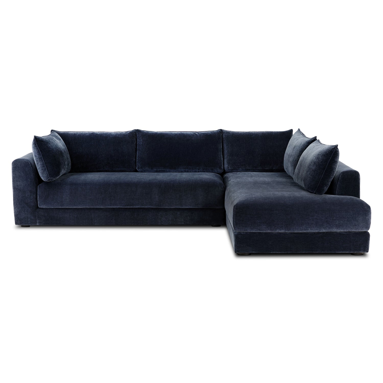 Marcel Right-Facing Corner Sectional | Mystic Blue 