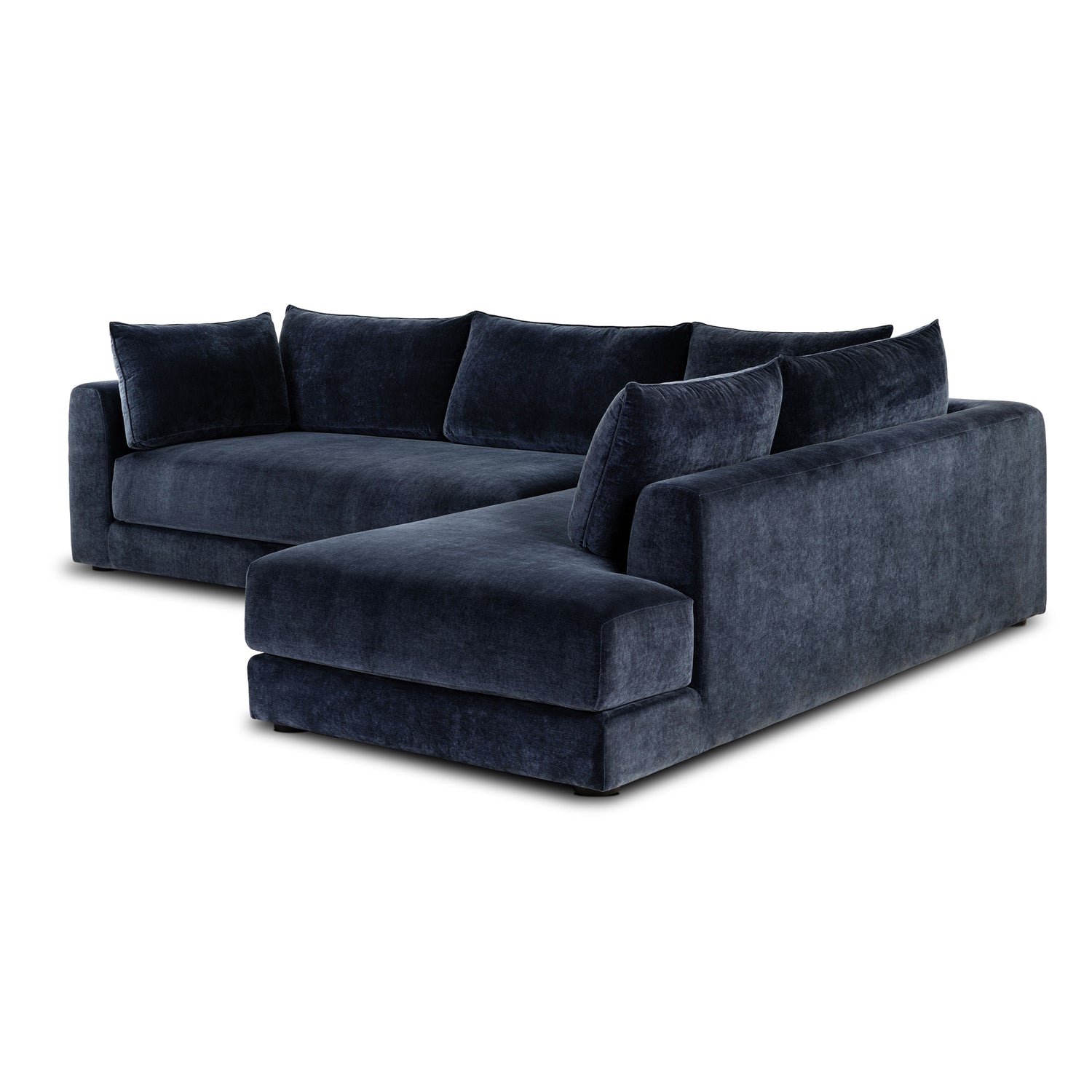 Marcel Right-Facing Corner Sectional | Mystic Blue 