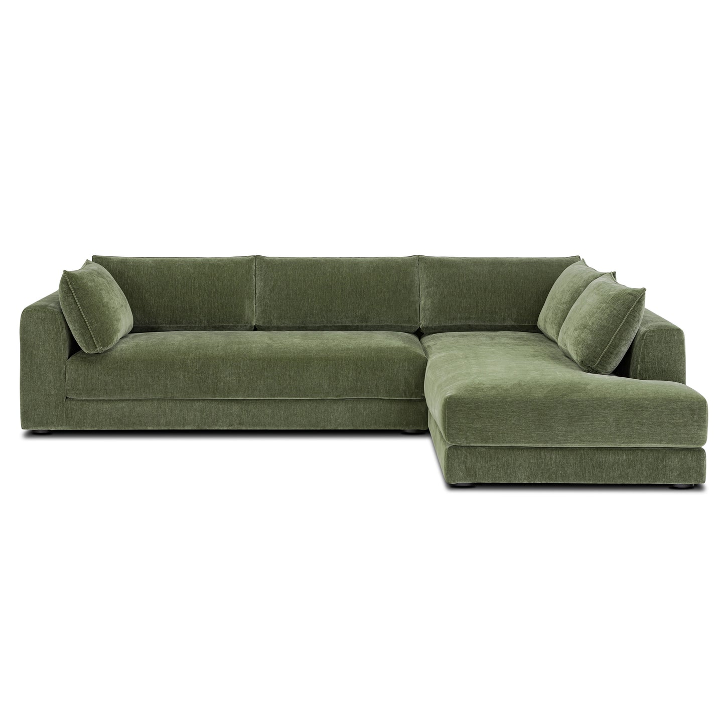 Marcel Right-Facing Corner Sectional | Sagano Green
