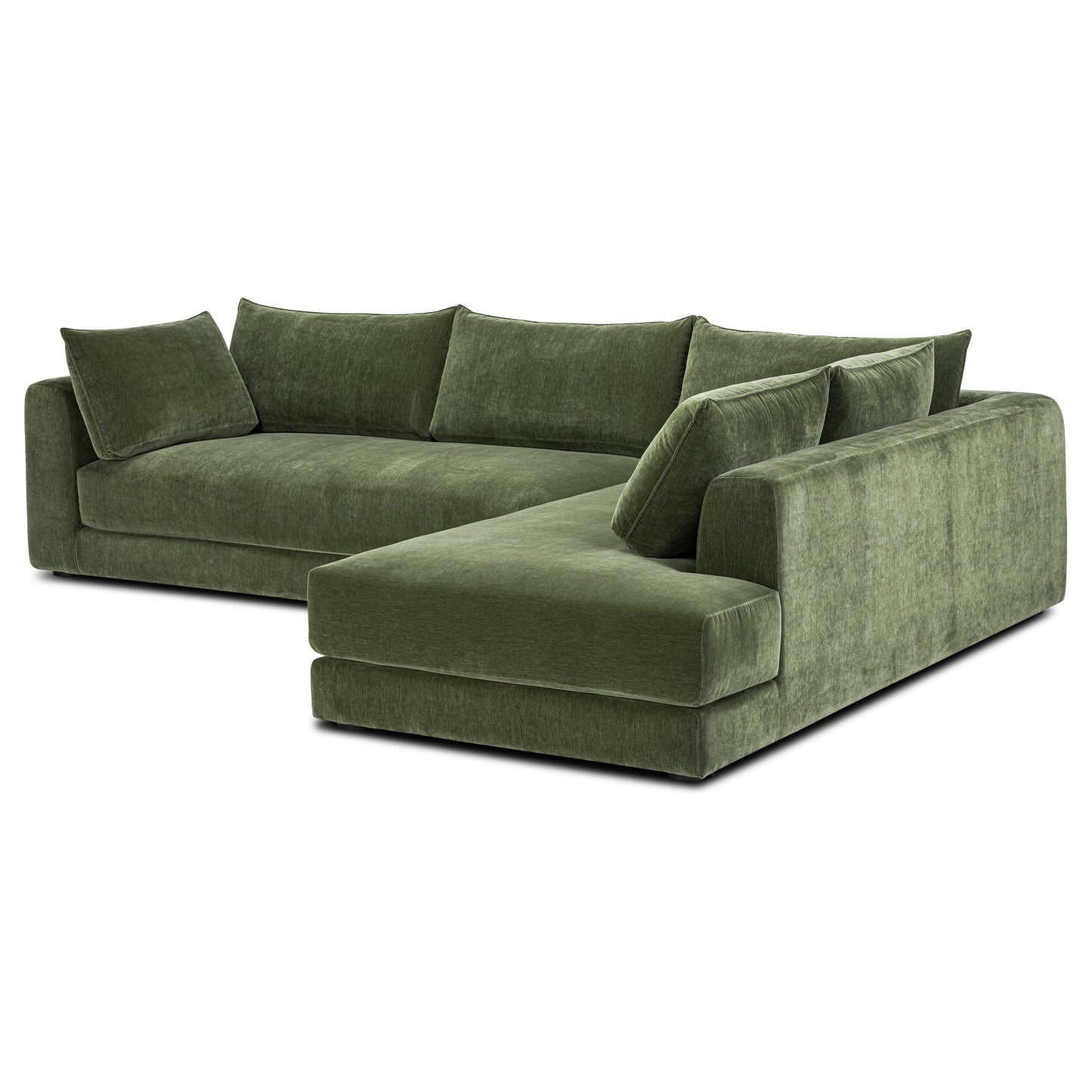 Marcel Right-Facing Corner Sectional | Sagano Green