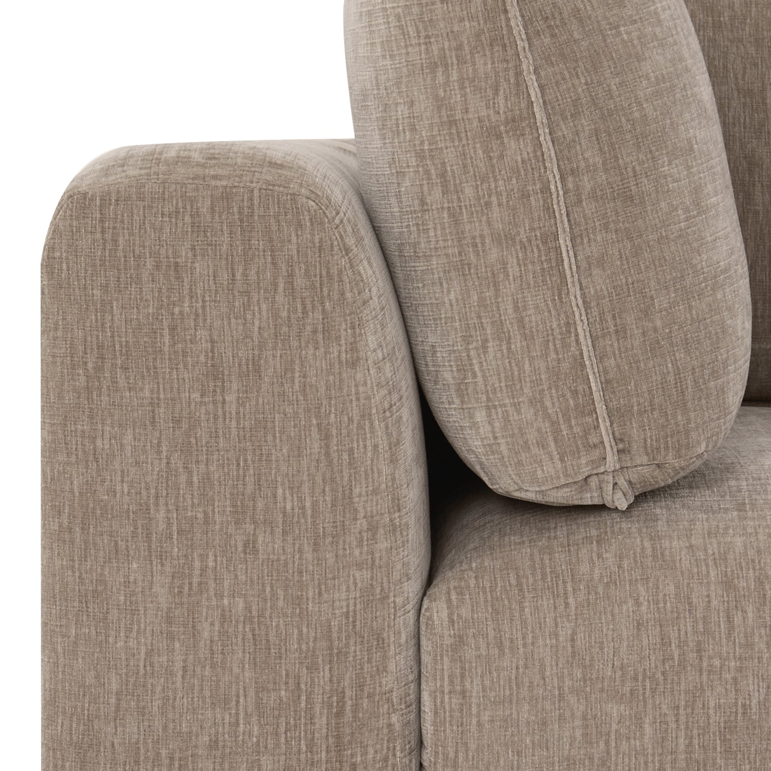 Marcel Right-Facing Corner Sectional | Taupe Brown 