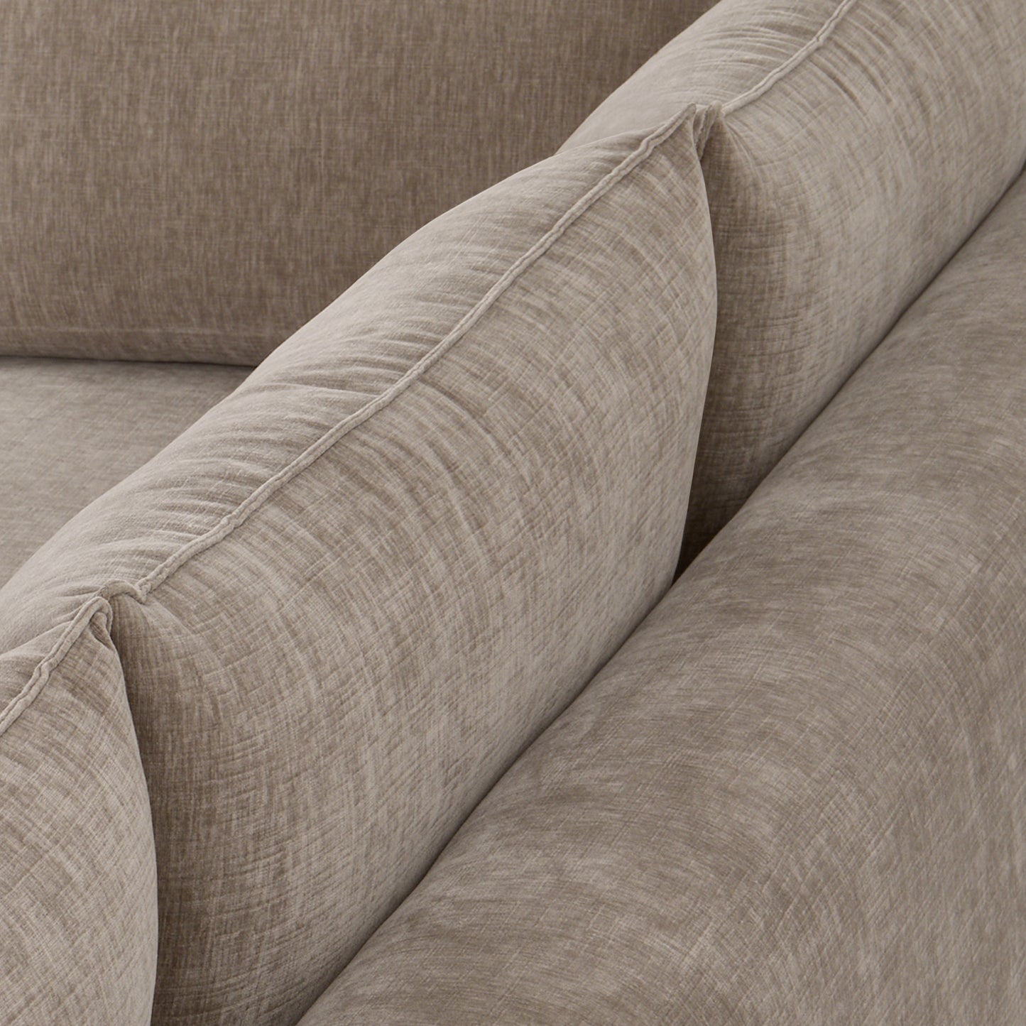 Marcel Right-Facing Corner Sectional | Taupe Brown