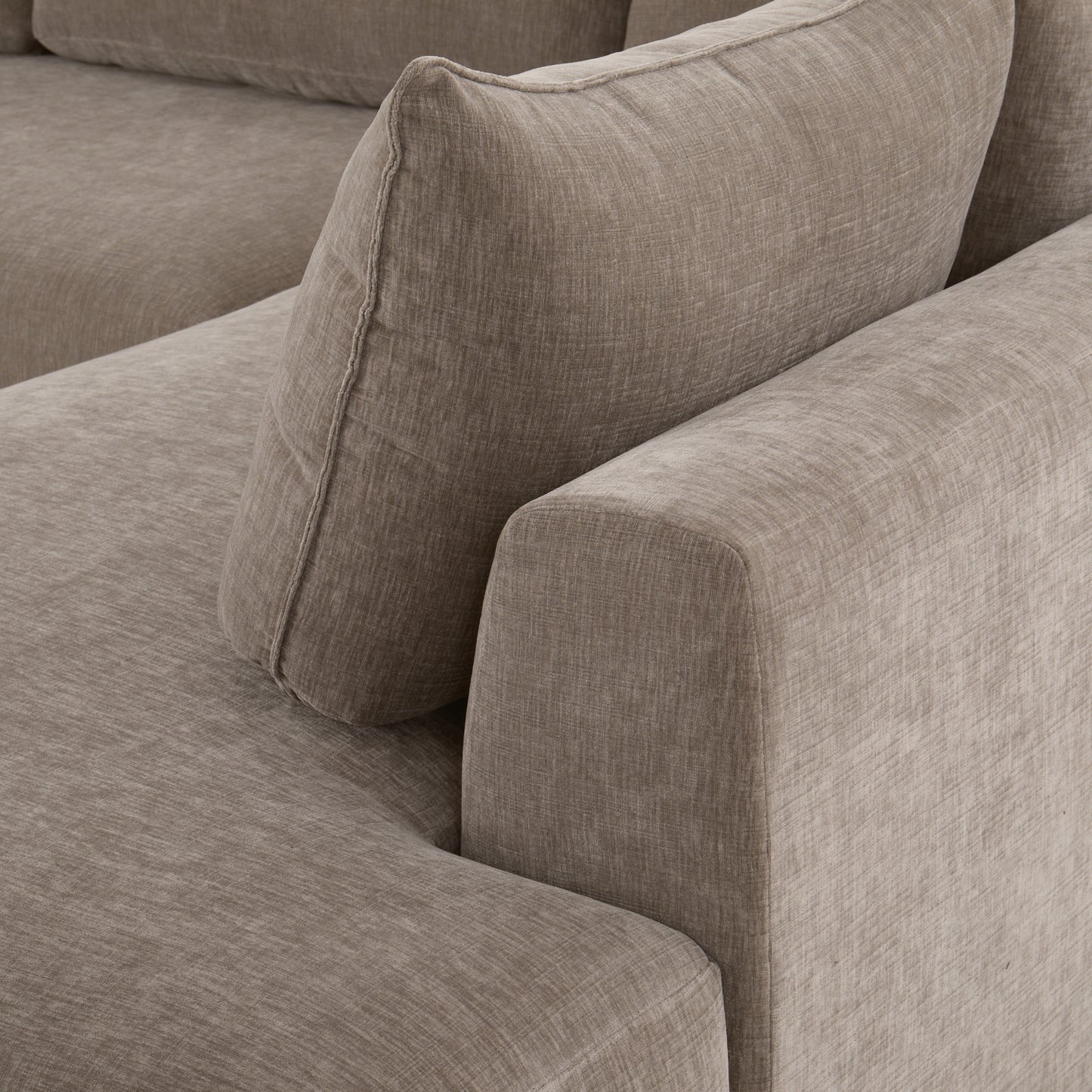 Marcel Right-Facing Corner Sectional | Taupe Brown