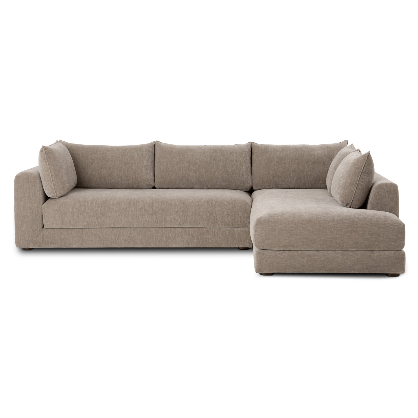 Marcel Right-Facing Corner Sectional | Taupe Brown