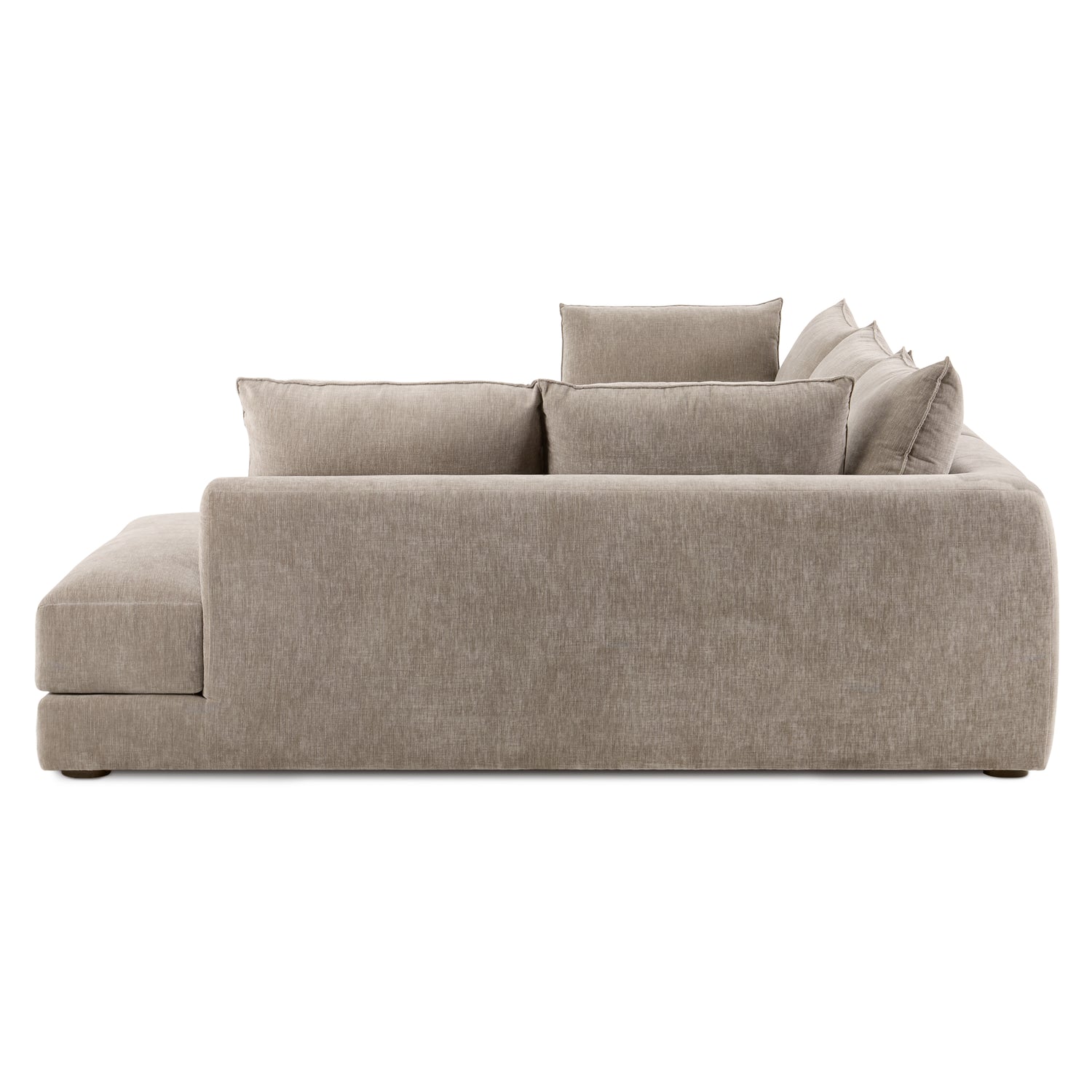 Marcel Right-Facing Corner Sectional | Taupe Brown 