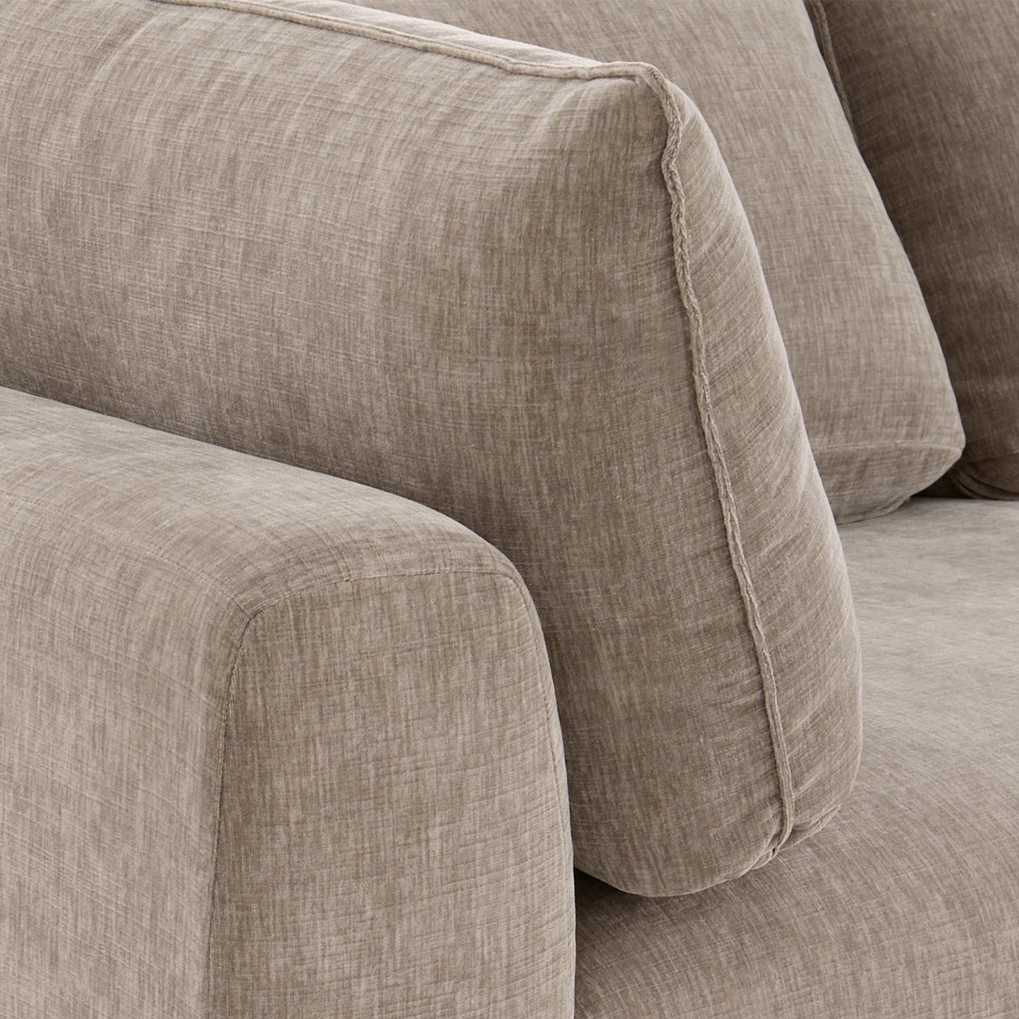 Marcel Right-Facing Corner Sectional | Taupe Brown