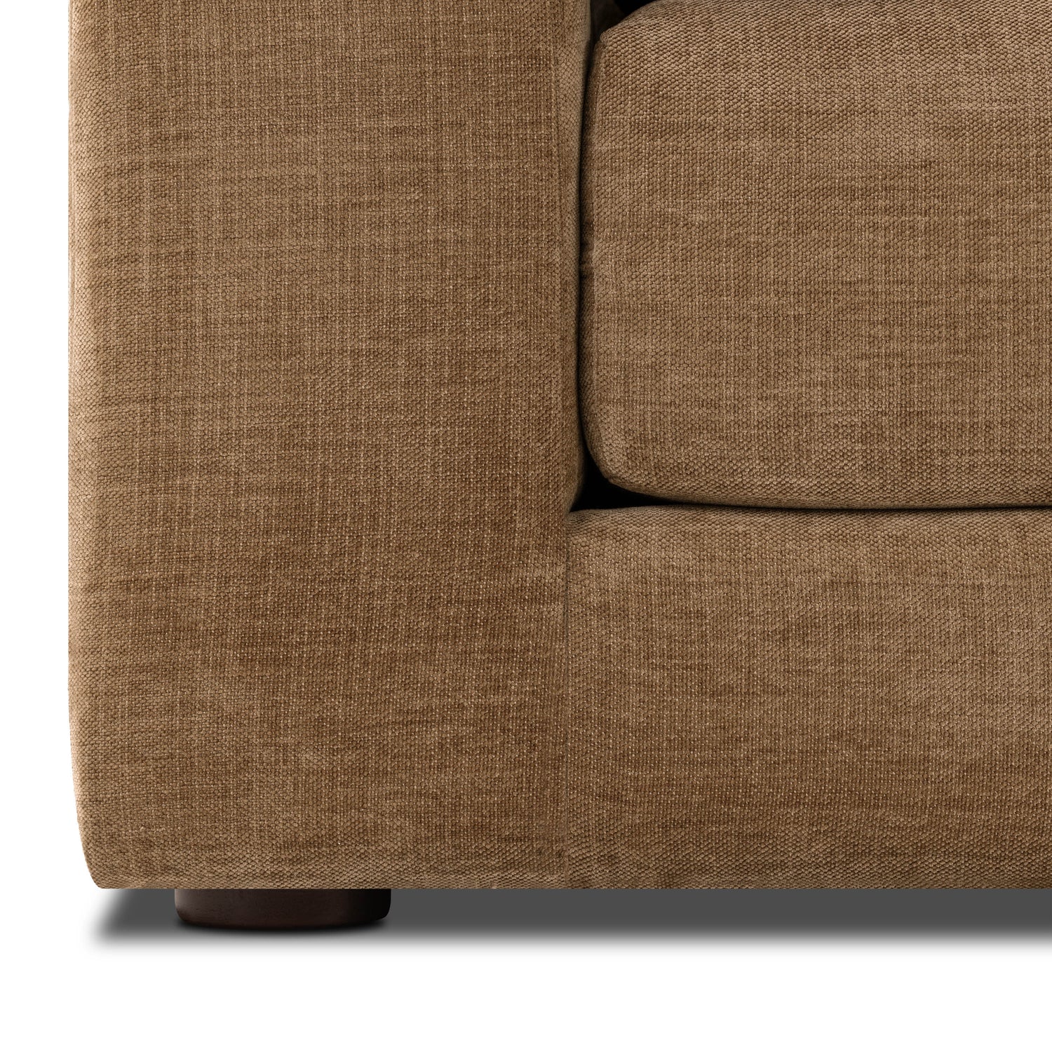 Marcel 122” Right-Facing Bumper Chaise Sectional | Tawny Brown 