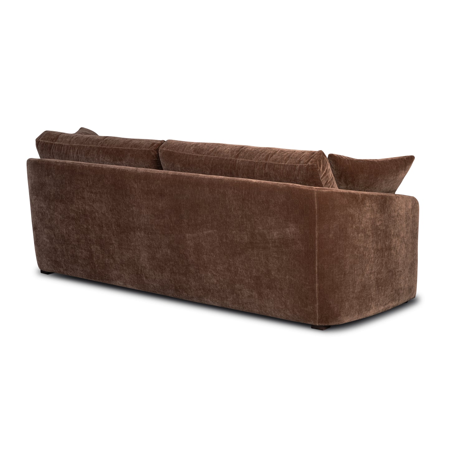Rhodes 92" Velvet Sofa | Bronzer Brown