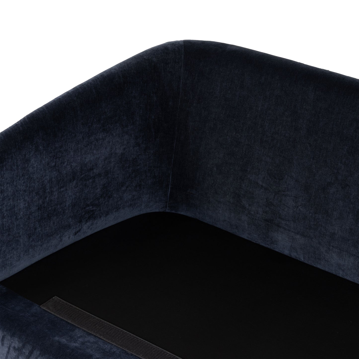 Rhodes 92" Velvet Sofa | Mystic Blue