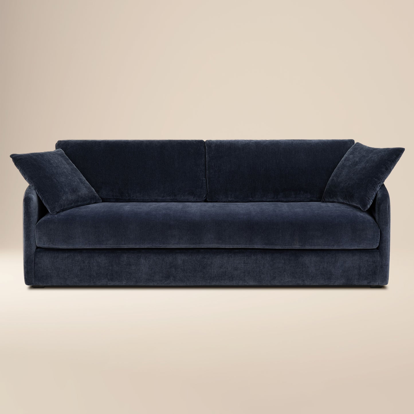 Rhodes 92" Velvet Sofa | Mystic Blue