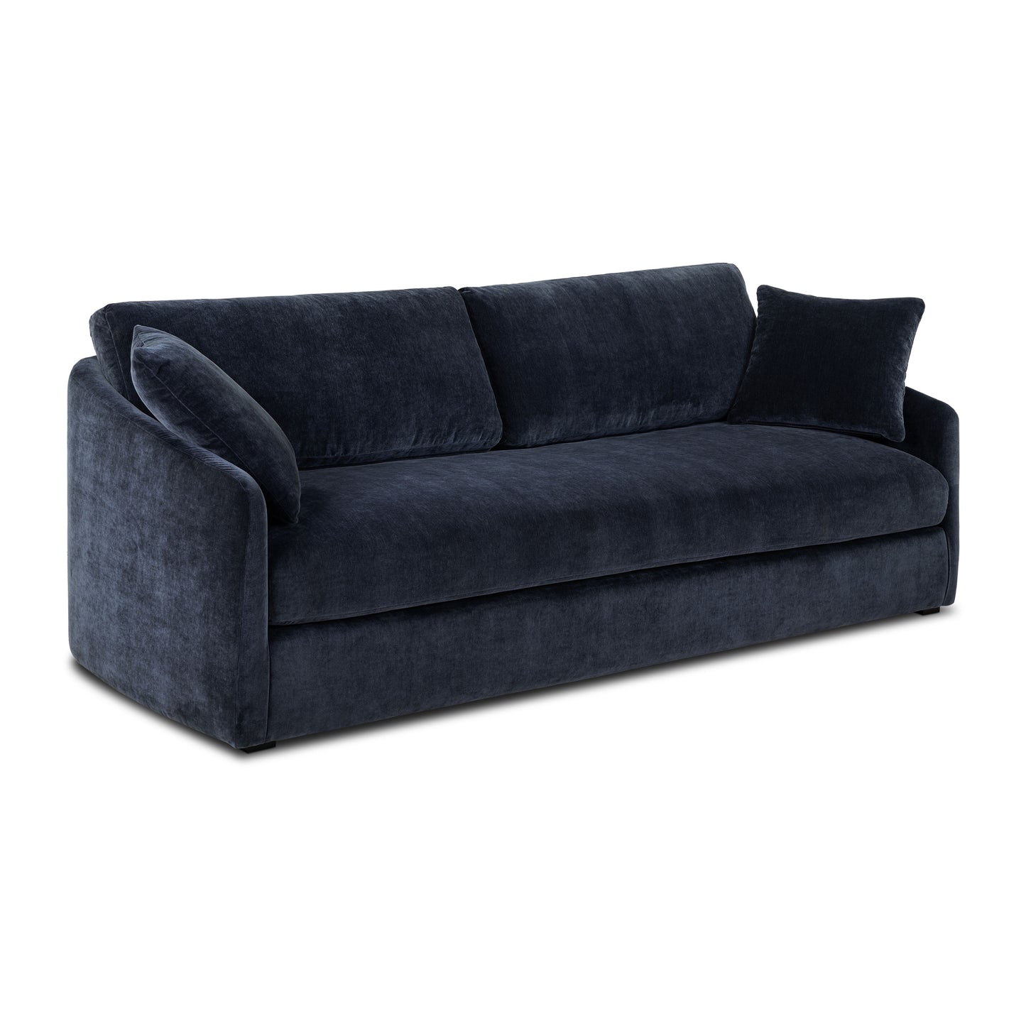 Rhodes 92" Velvet Sofa | Mystic Blue