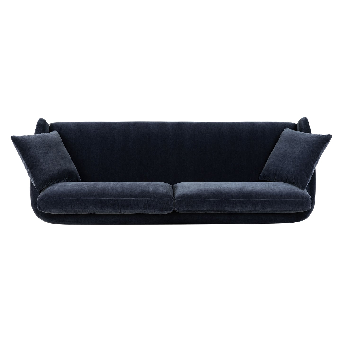 Rhodes 92" Velvet Sofa | Mystic Blue