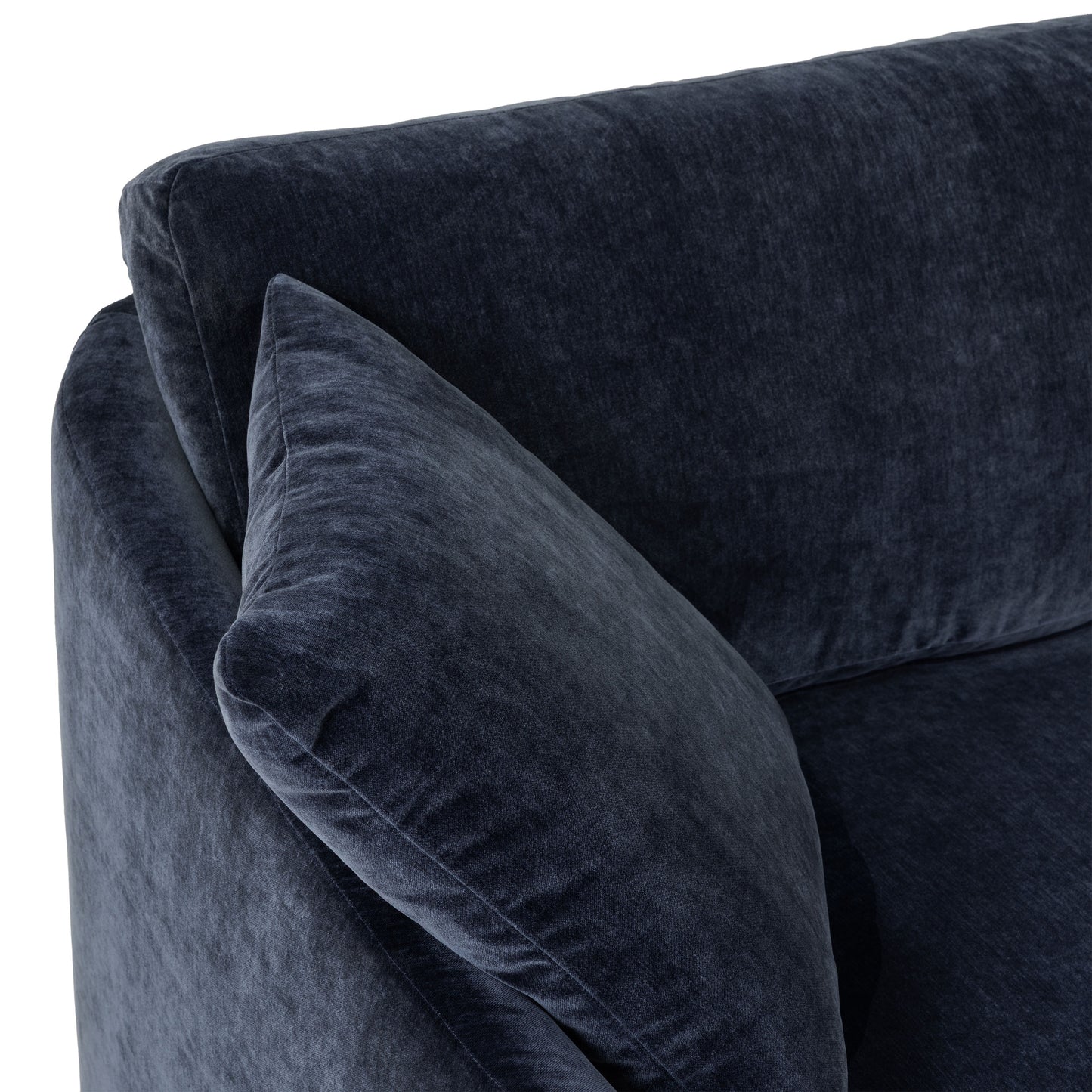Rhodes 92" Velvet Sofa | Mystic Blue