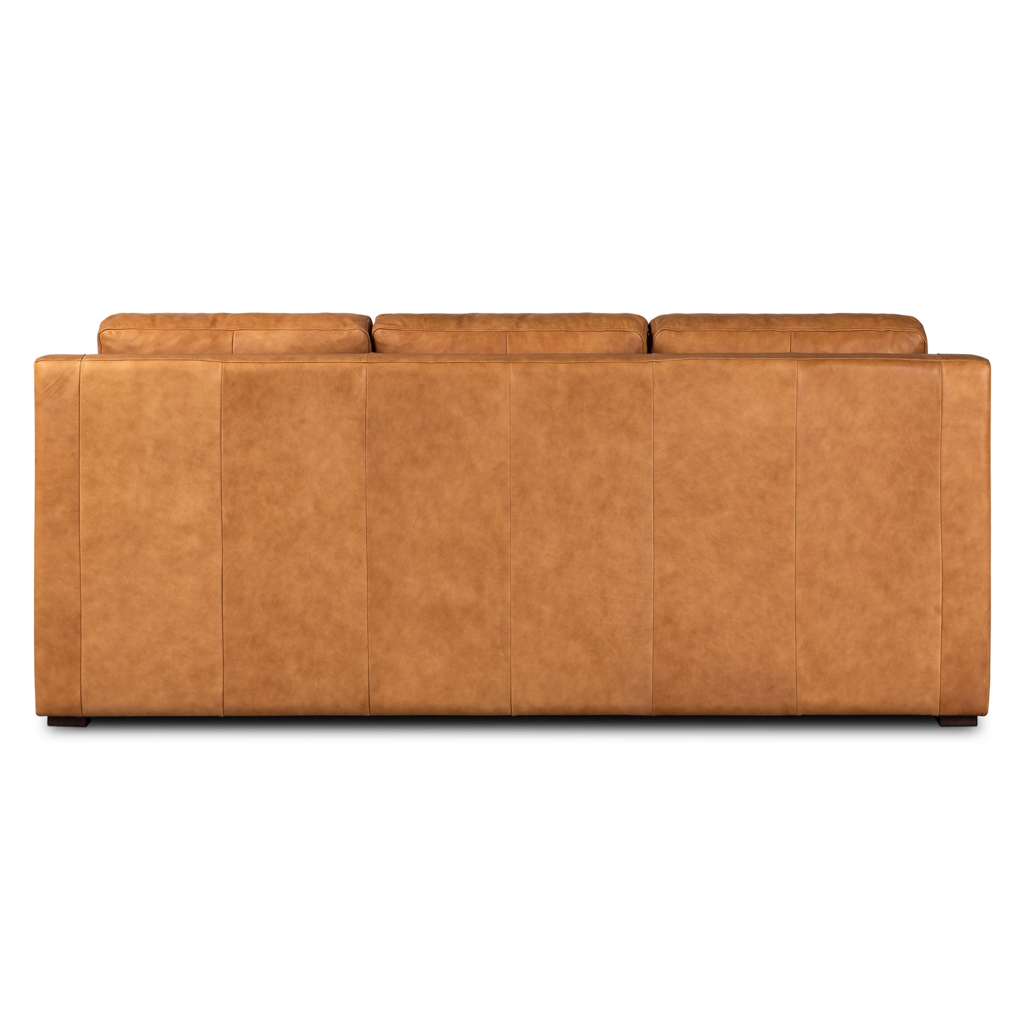 Sorrento 78" Leather Pull-Out Convertible Sleeper Sofa | Cognac Tan