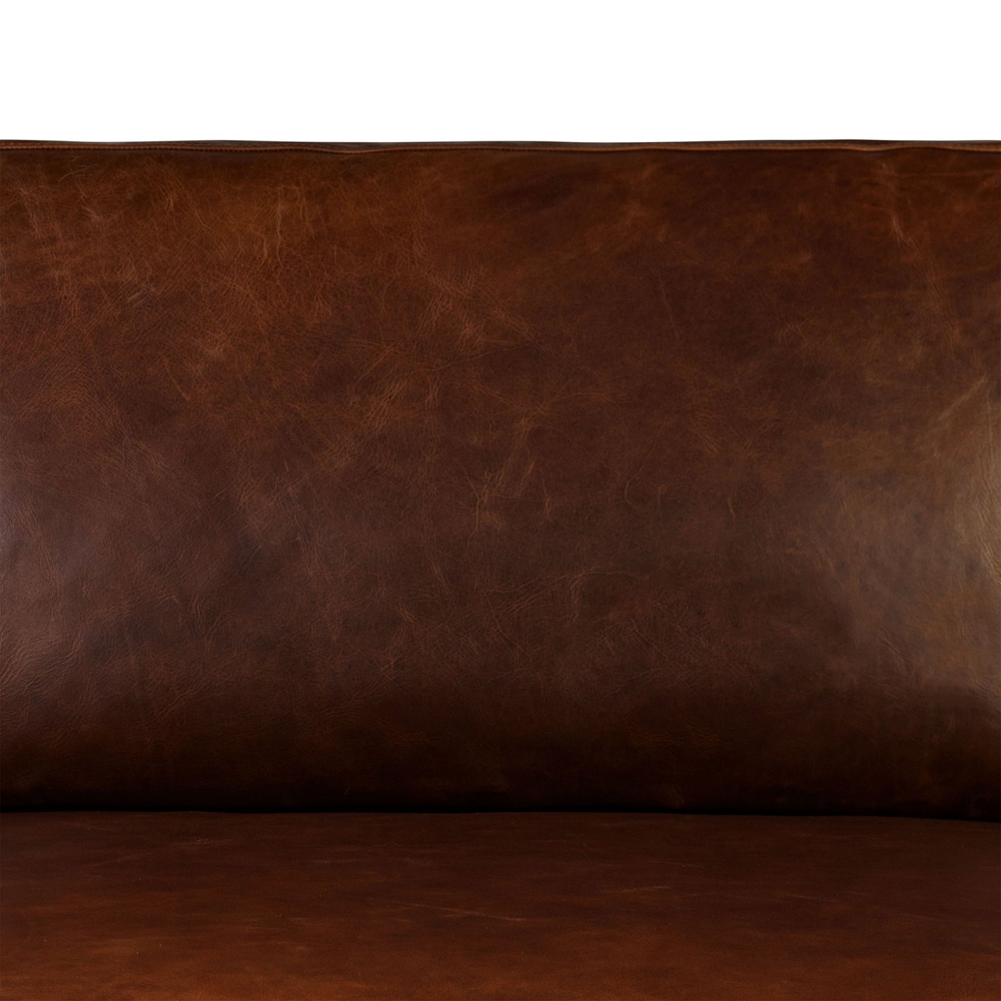 Harper 113.5" Leather Left-facing Pull-Out Sleeper Sectional Sofa | Oscuro Brown