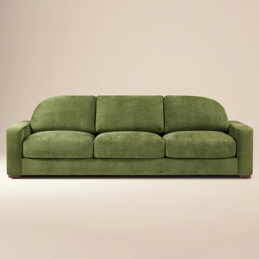 Fano 99" Sofa | Distressed Green