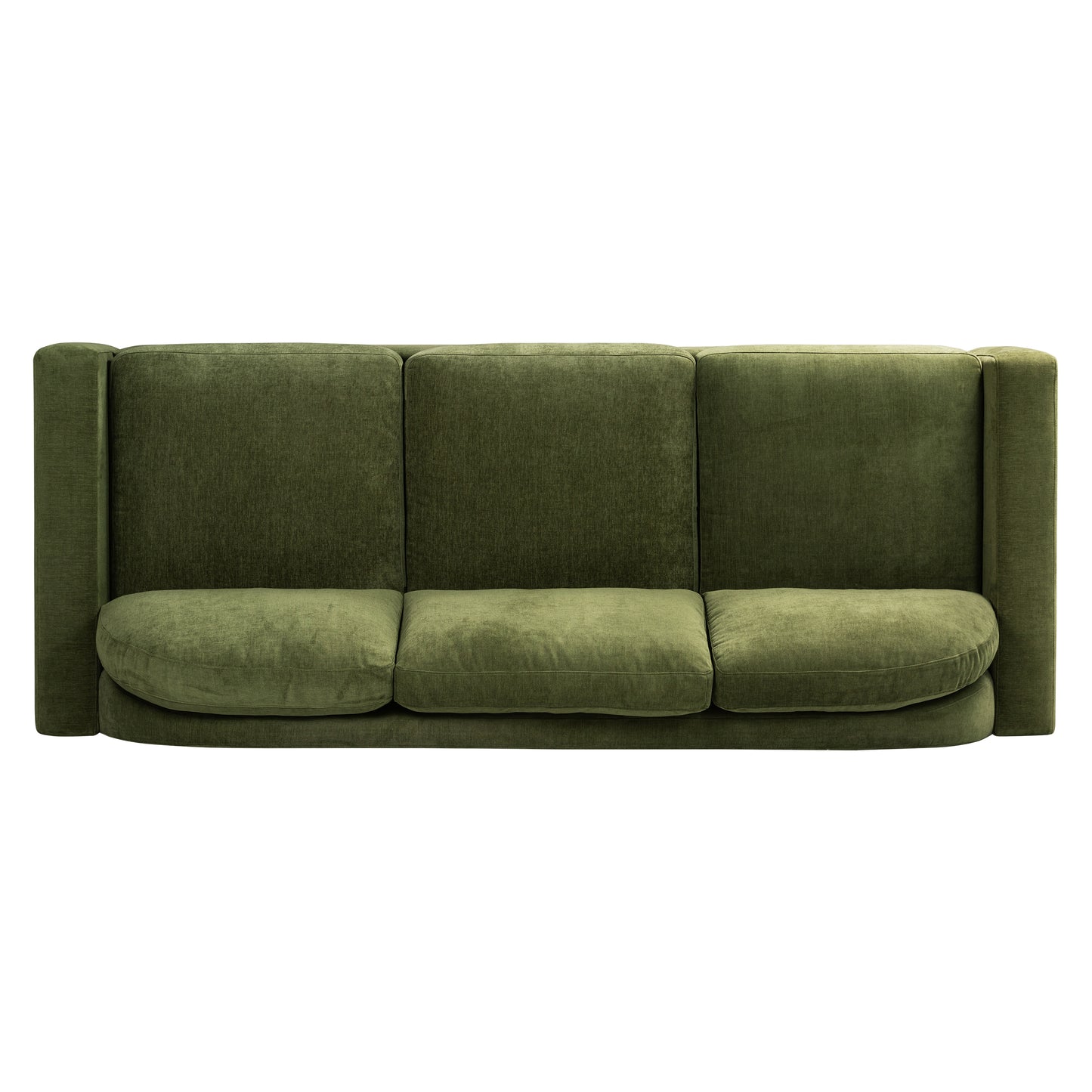 Fano 99" Sofa | Distressed Green