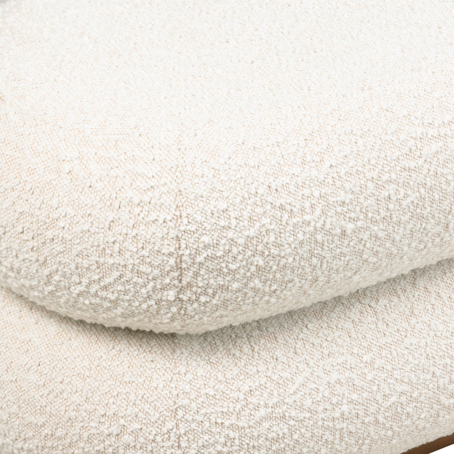 Varde Bench | Froth White Boucle 