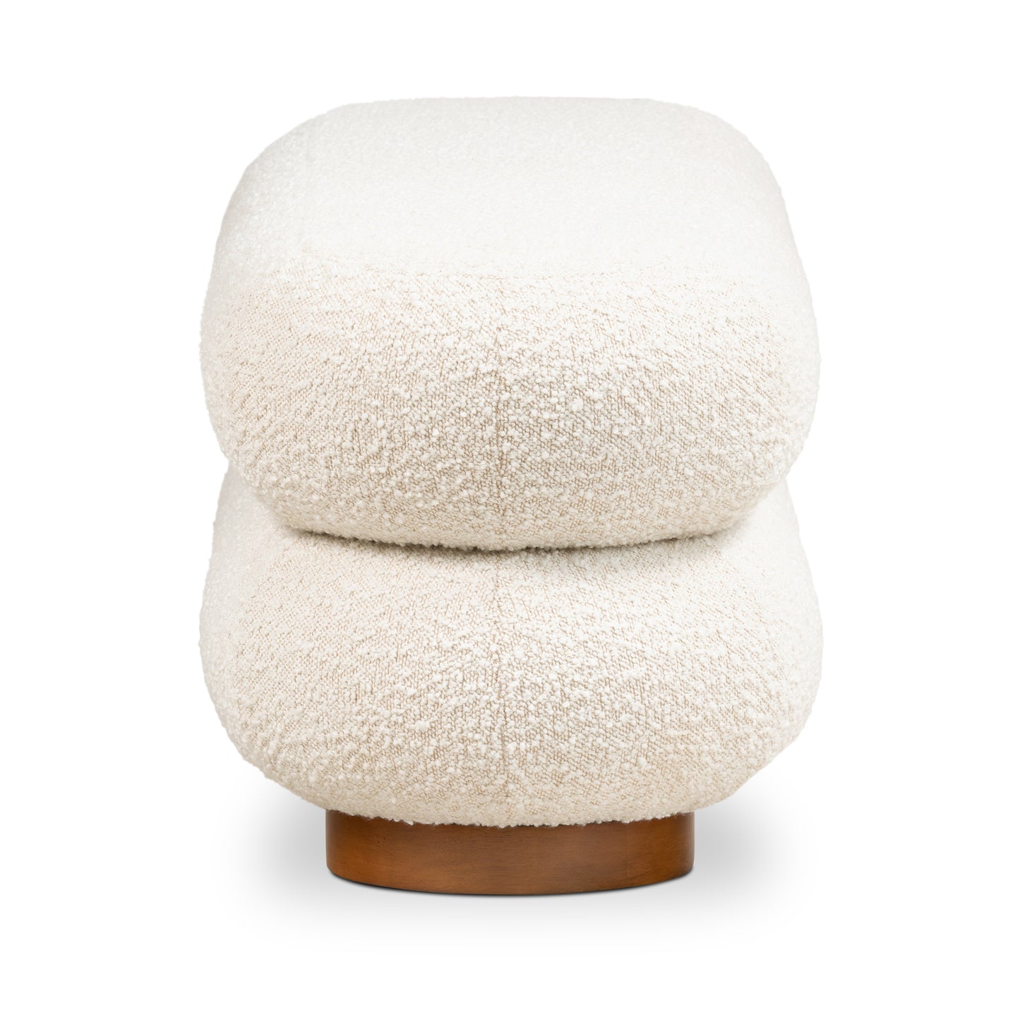 Varde Bench | Froth White Boucle